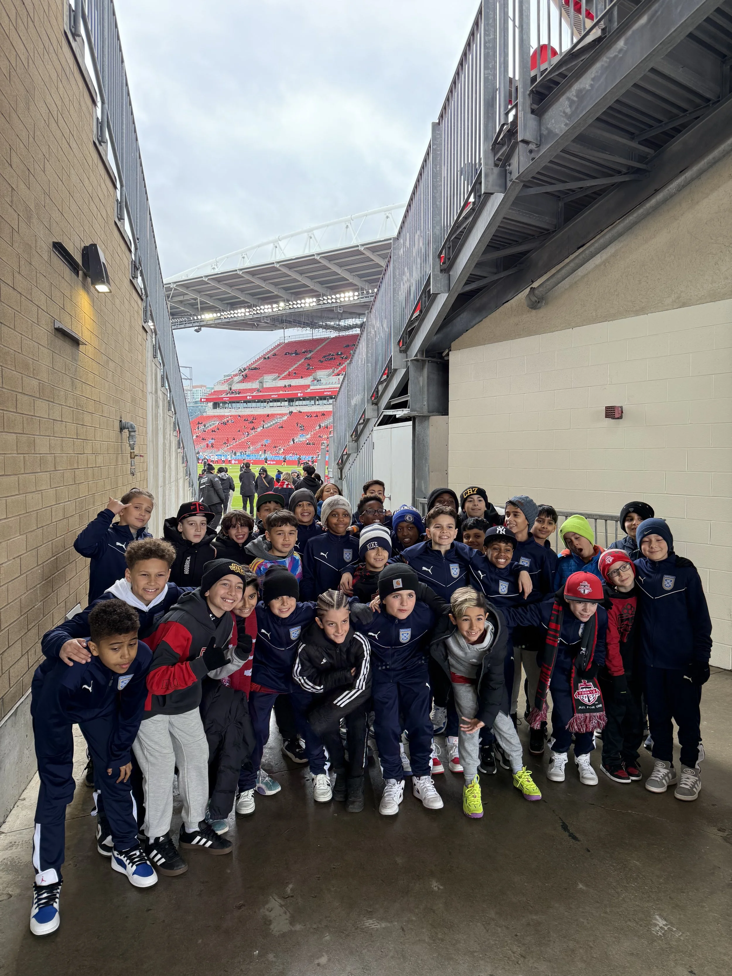 Brampton City Football Club visits BMO Field. Toronto FC vs Minnesota United, April 12th 2025.