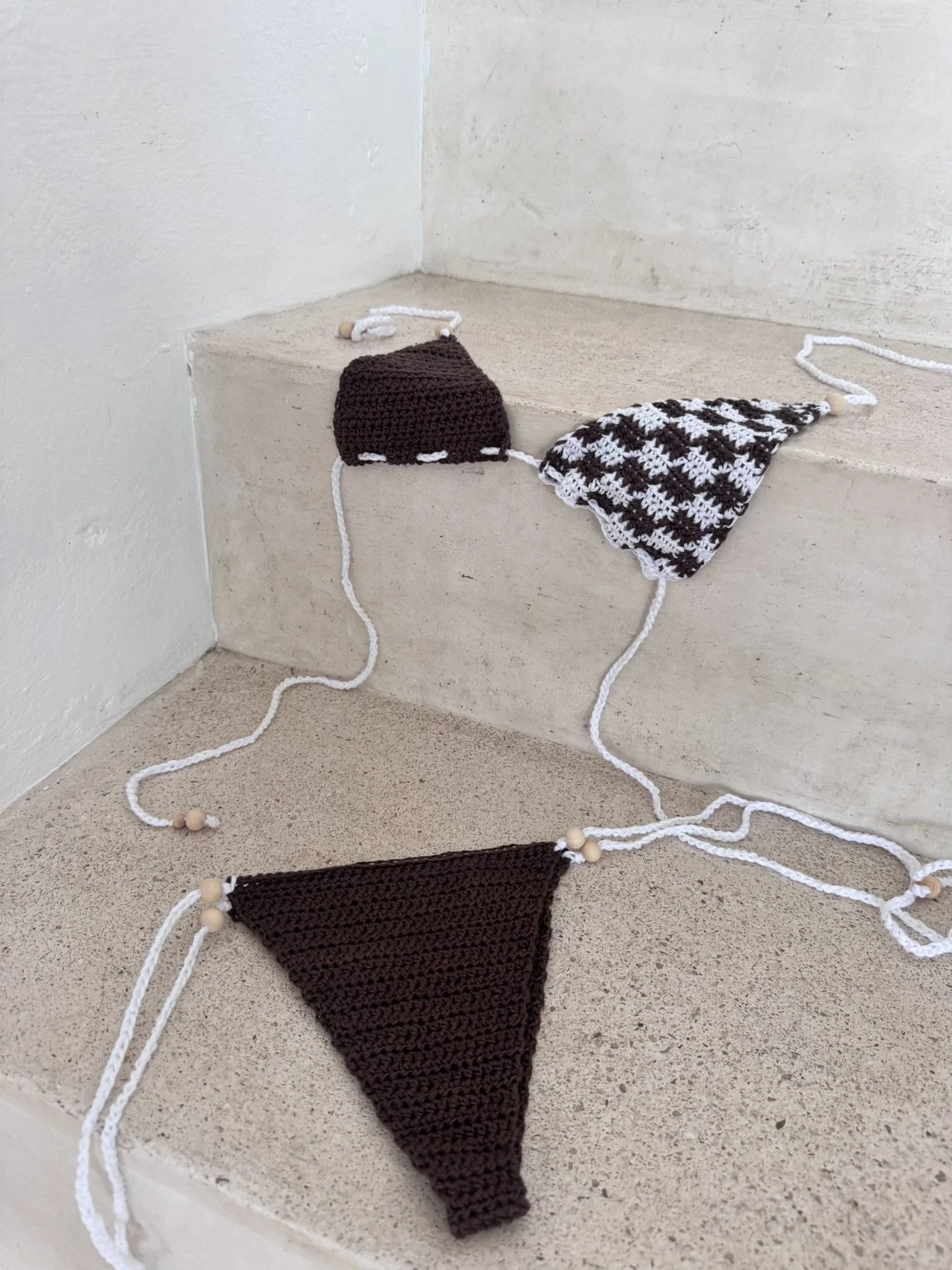 Checkmate Bikini Set - Espresso