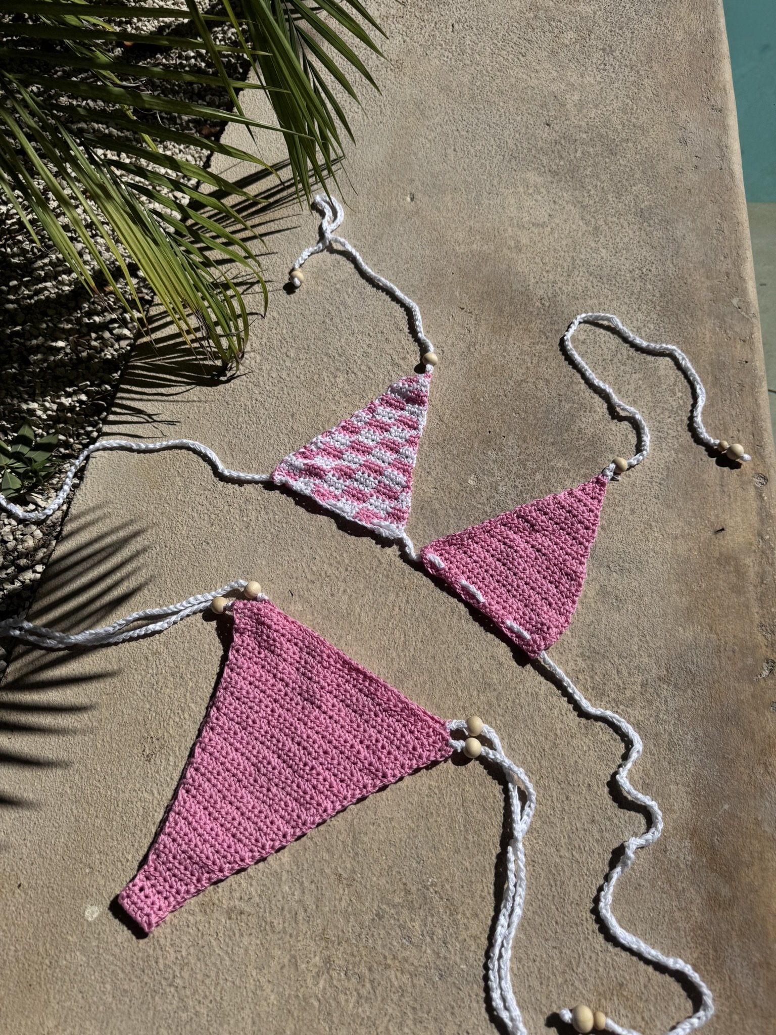 Checkmate Bikini Set - Bubblegum