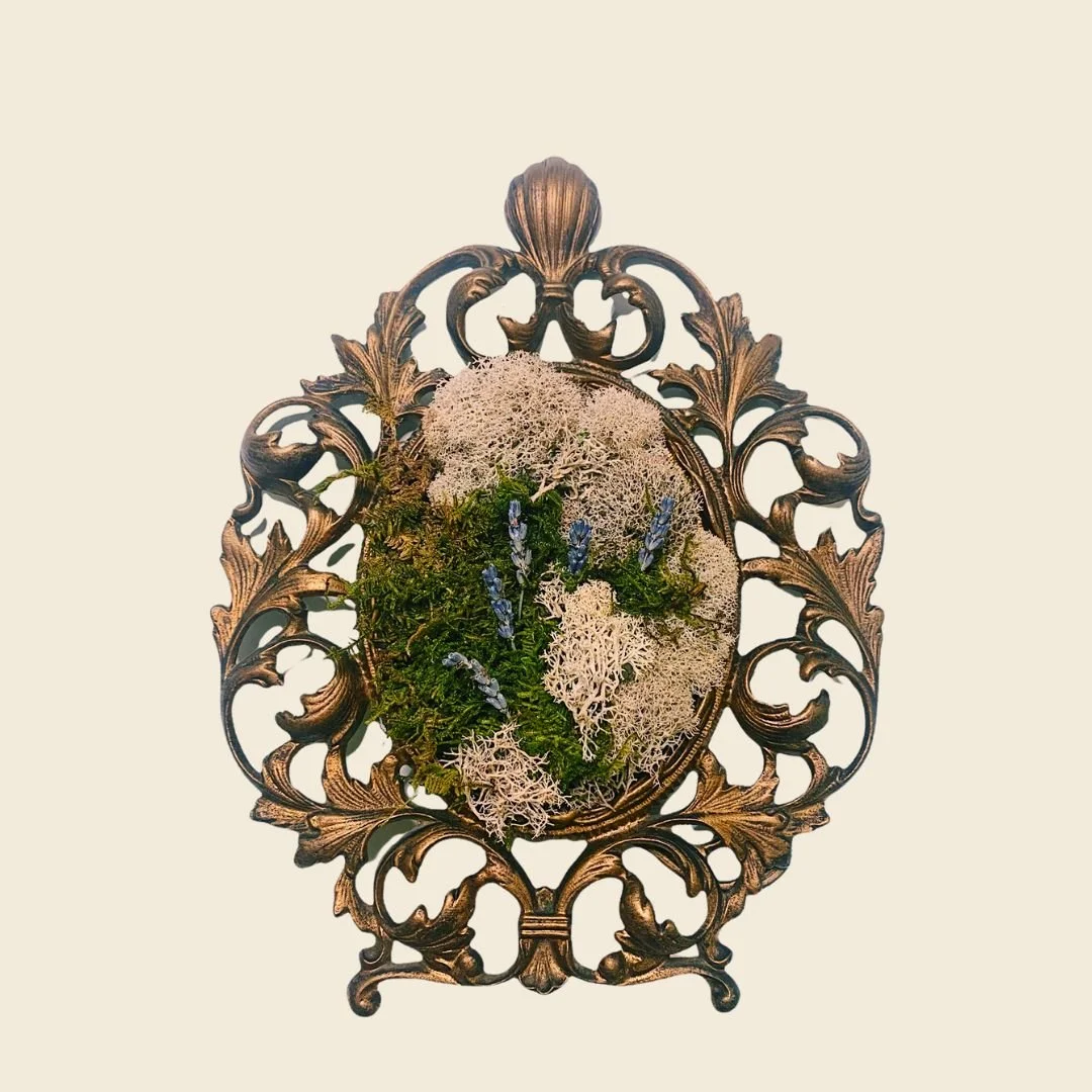 Custom Artwork utilizing Moss
