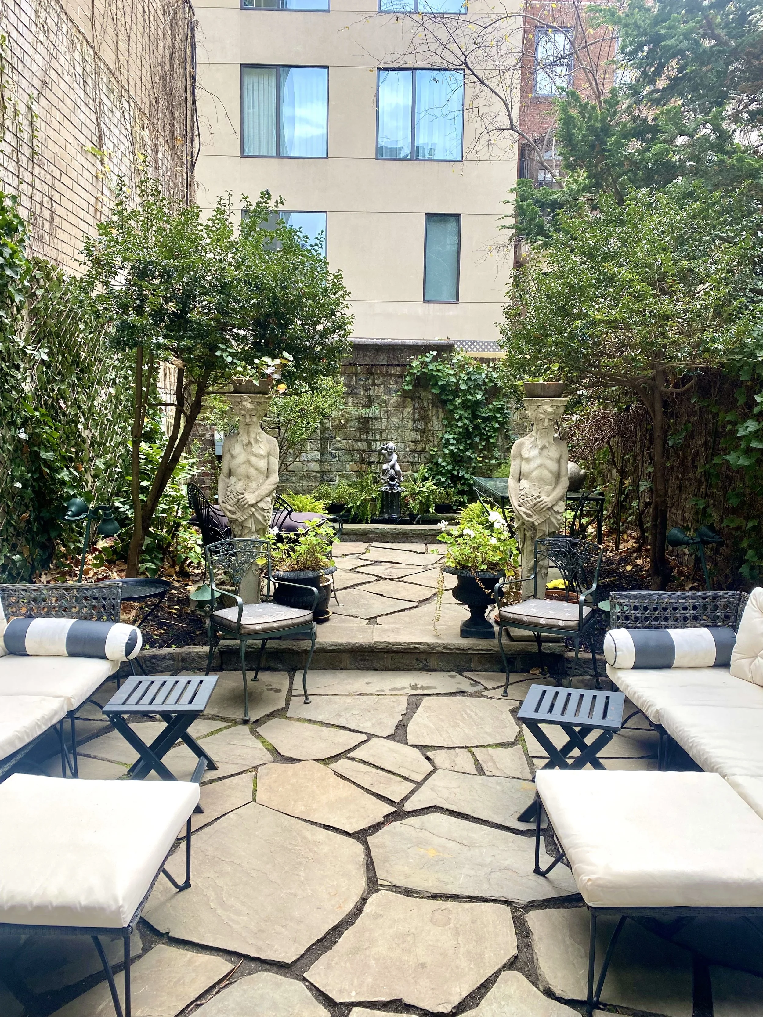 real housewives of New York backyard garden care