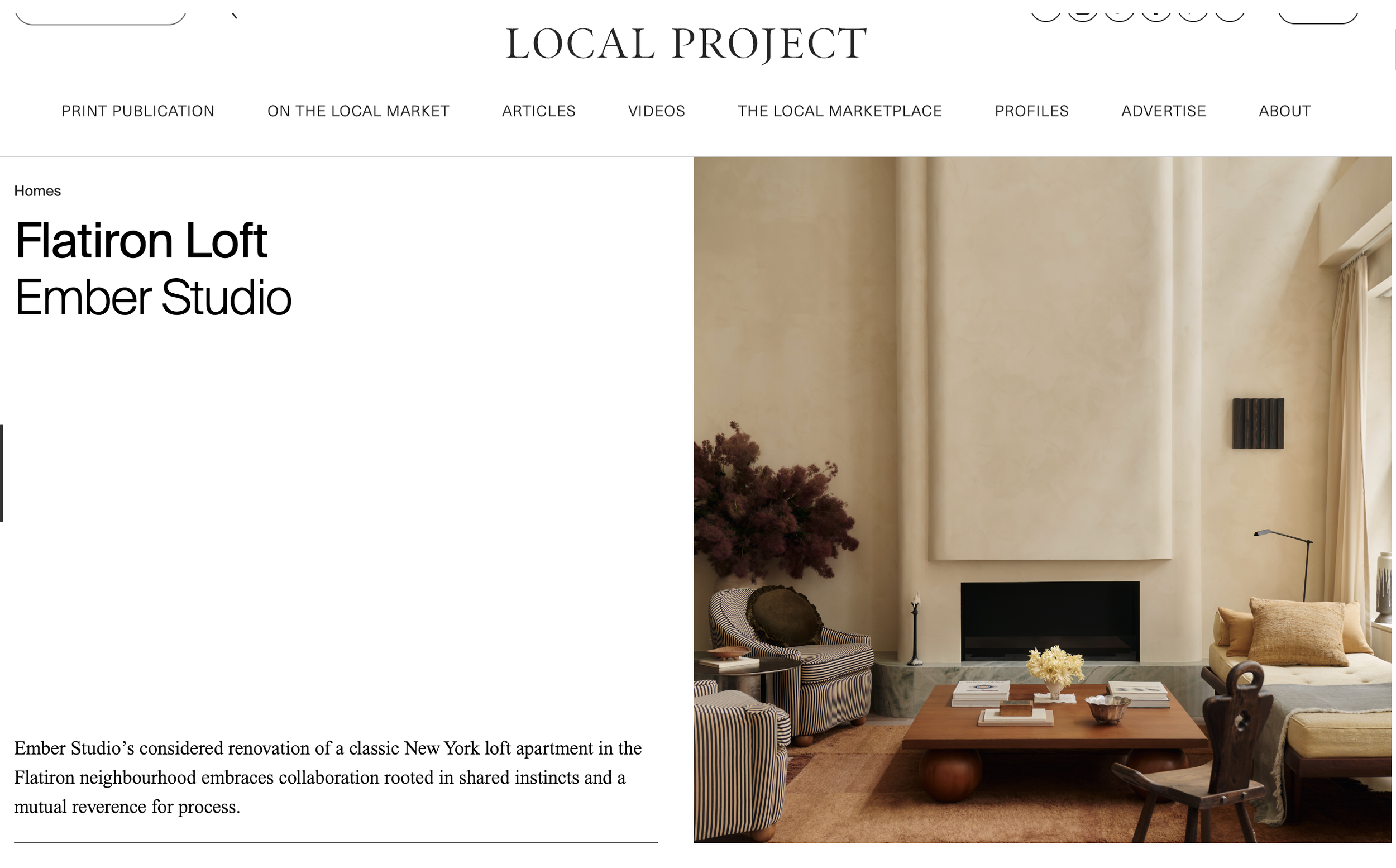 Interview with Stephanie Betesh of Ember Studio for The Local Project