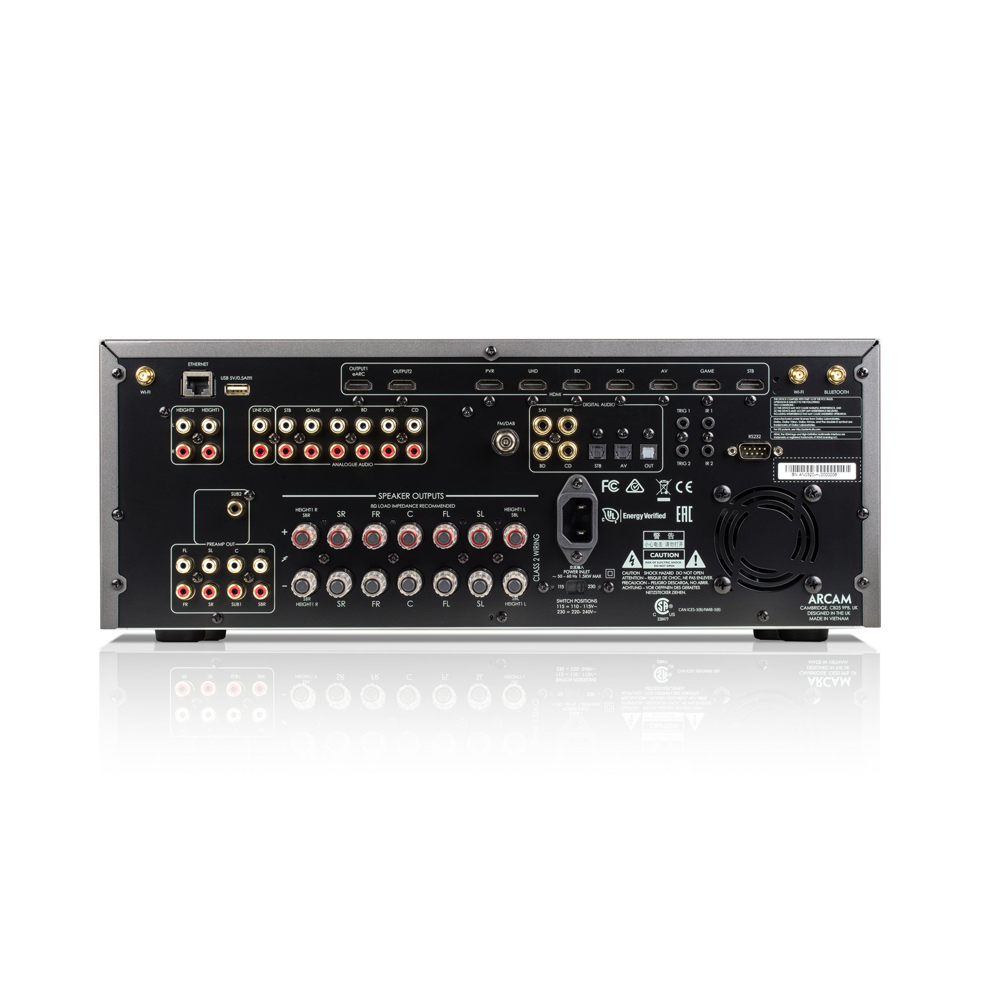 AVR11 - Conection panel+reflection.jpg