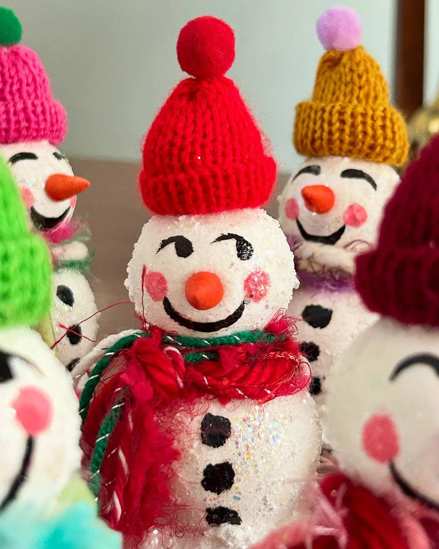 Oh hi there. ☃️
Just chilling until Holiday Open Studio: Saturday, Nov 15 | 6&ndash;9pm | Gallery on First 🎄
Come find me and my snow friends in Studio 4!