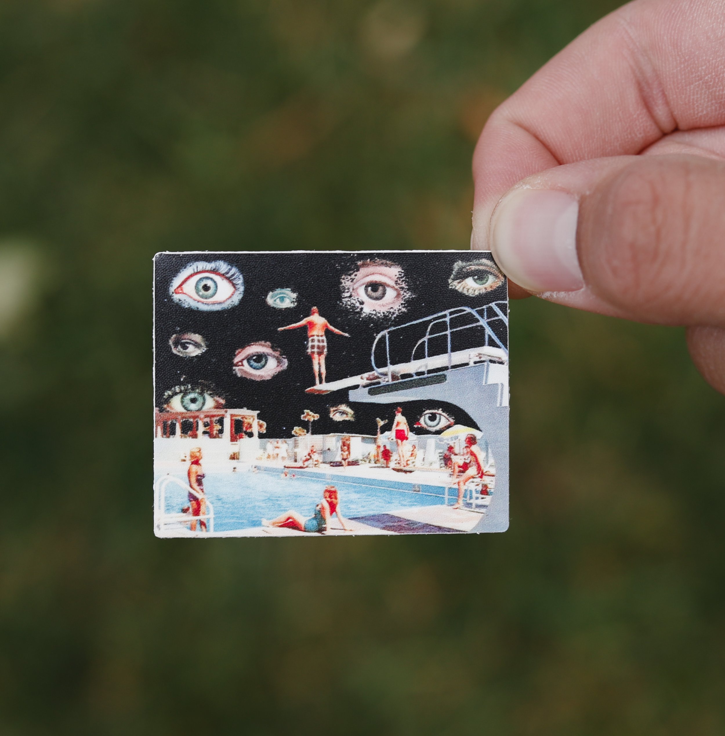 DIVING IN STICKER.