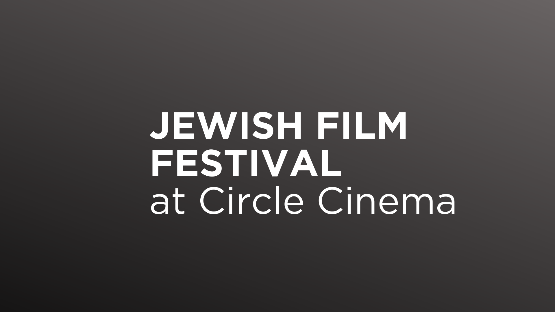 Jewish Film Festival: One Big Happy Family
