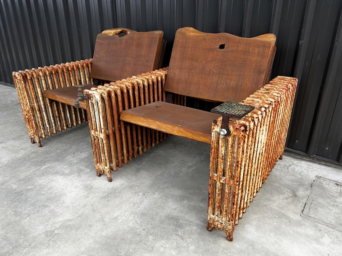 S26 - Retro Radiator Double Seat