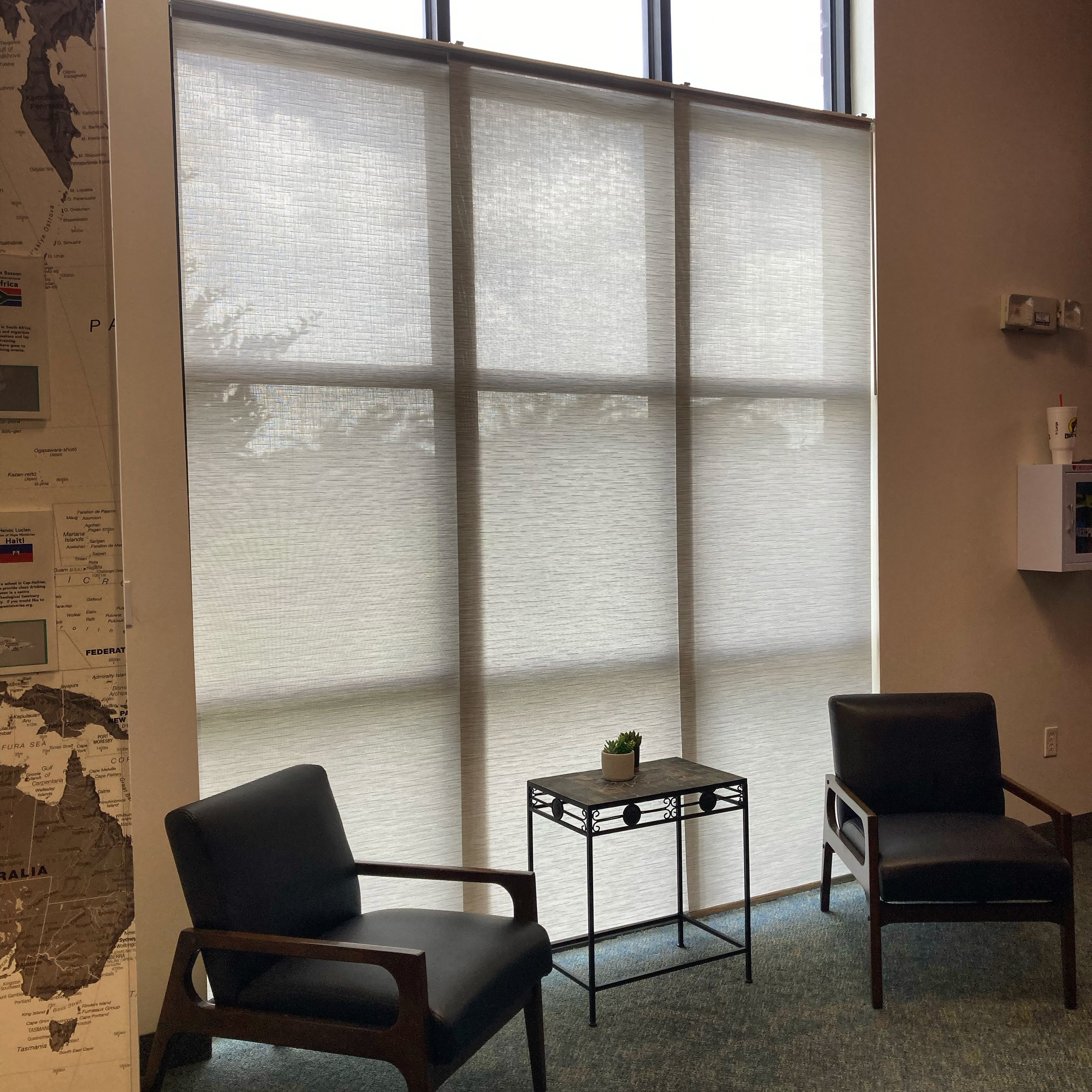 Panel Track Sun Control Shades