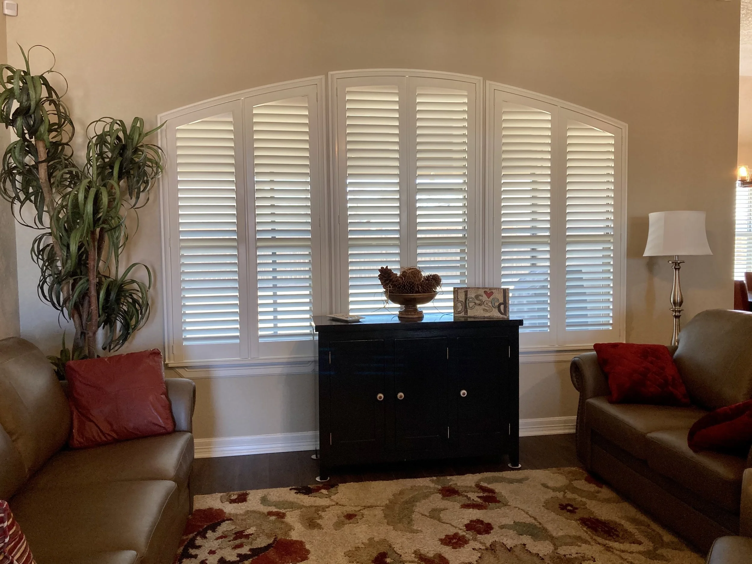 Custom Arched Shutters
