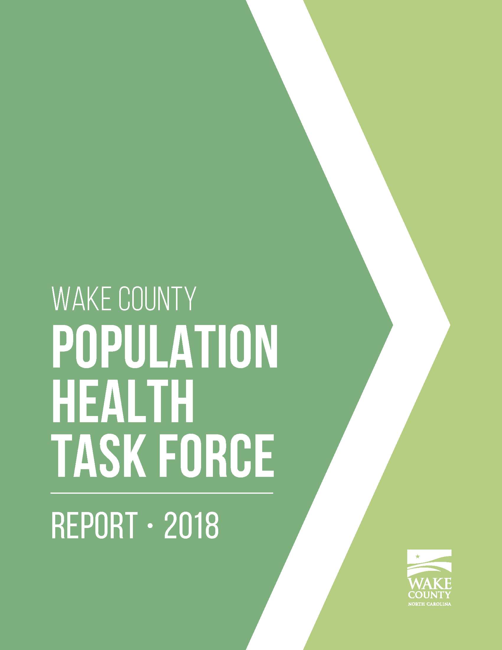 Population Health Task Force Report Covers