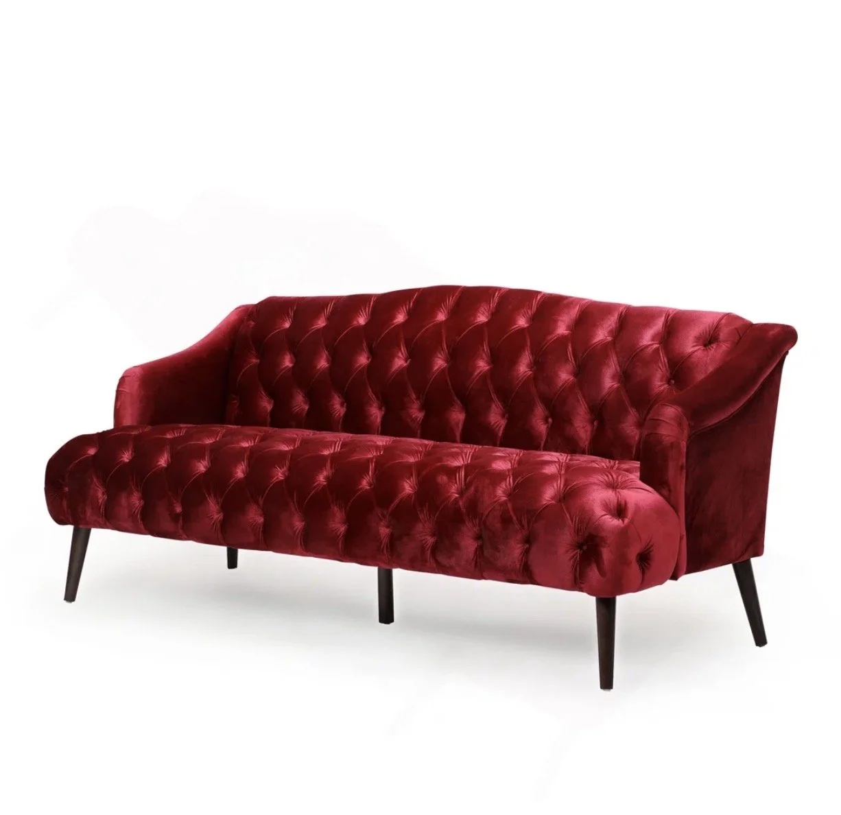 The Ruby Royale Sofa (velvet D/red) 
$350