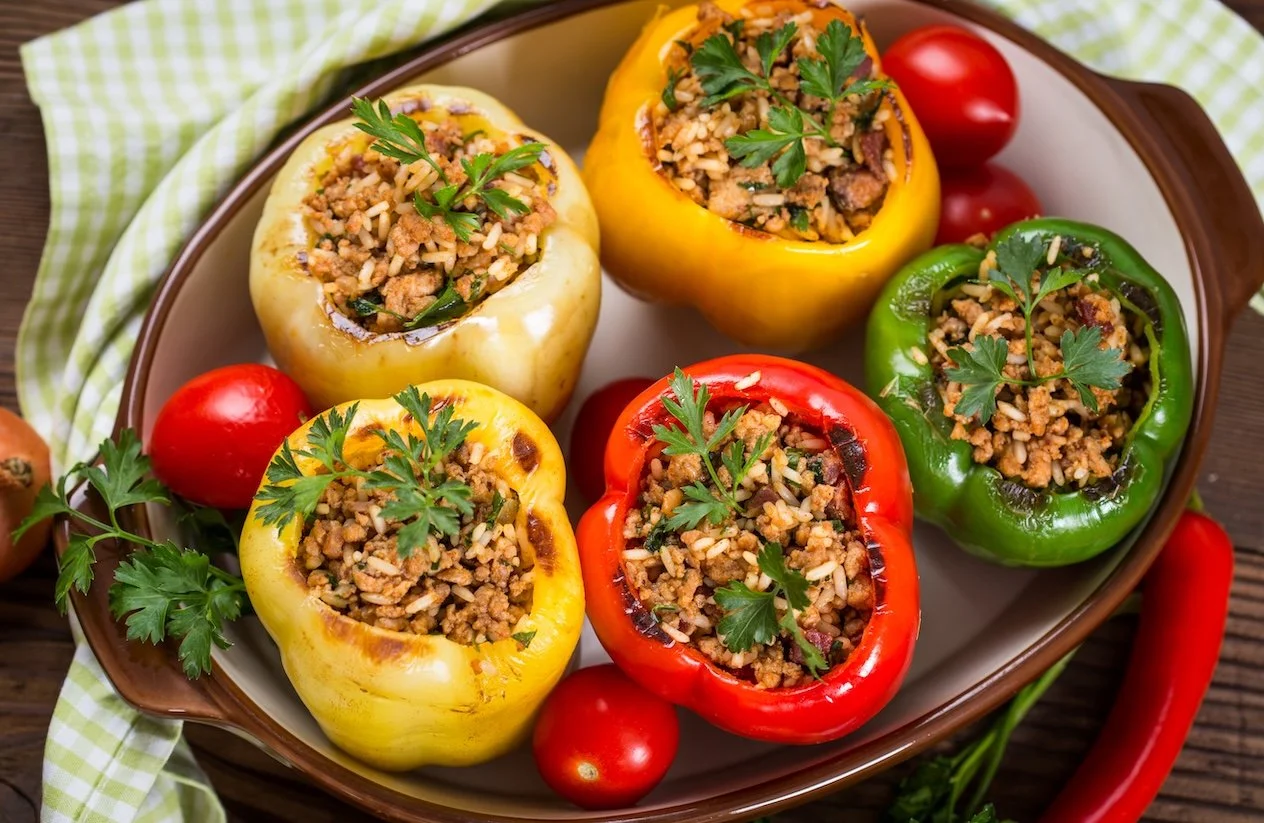 Rice-Stuffed Peppers