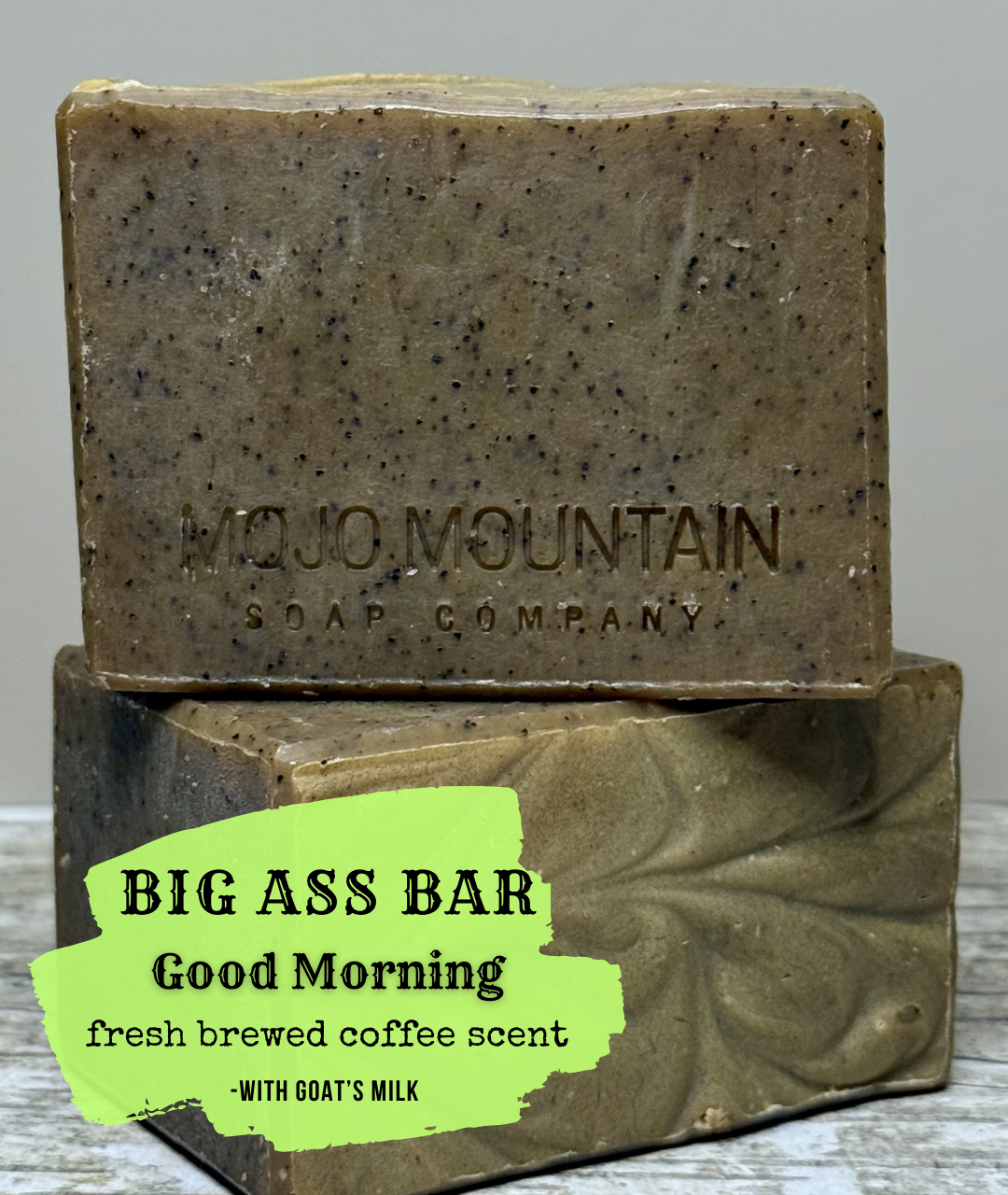 Good Morning-exfoliating coffee soap