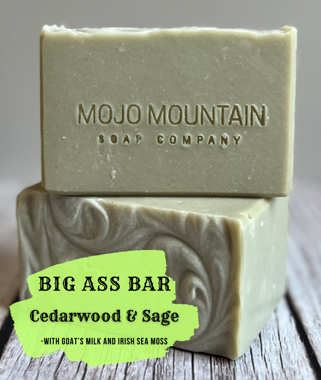 Cedarwood & Sage-with goat's milk and Irish sea moss