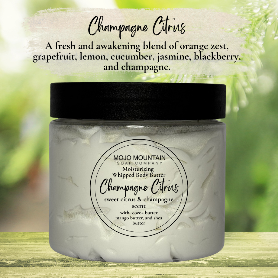 Mojo Mountain Soap Whipped Body Butter Champagne Citrus c-description.png