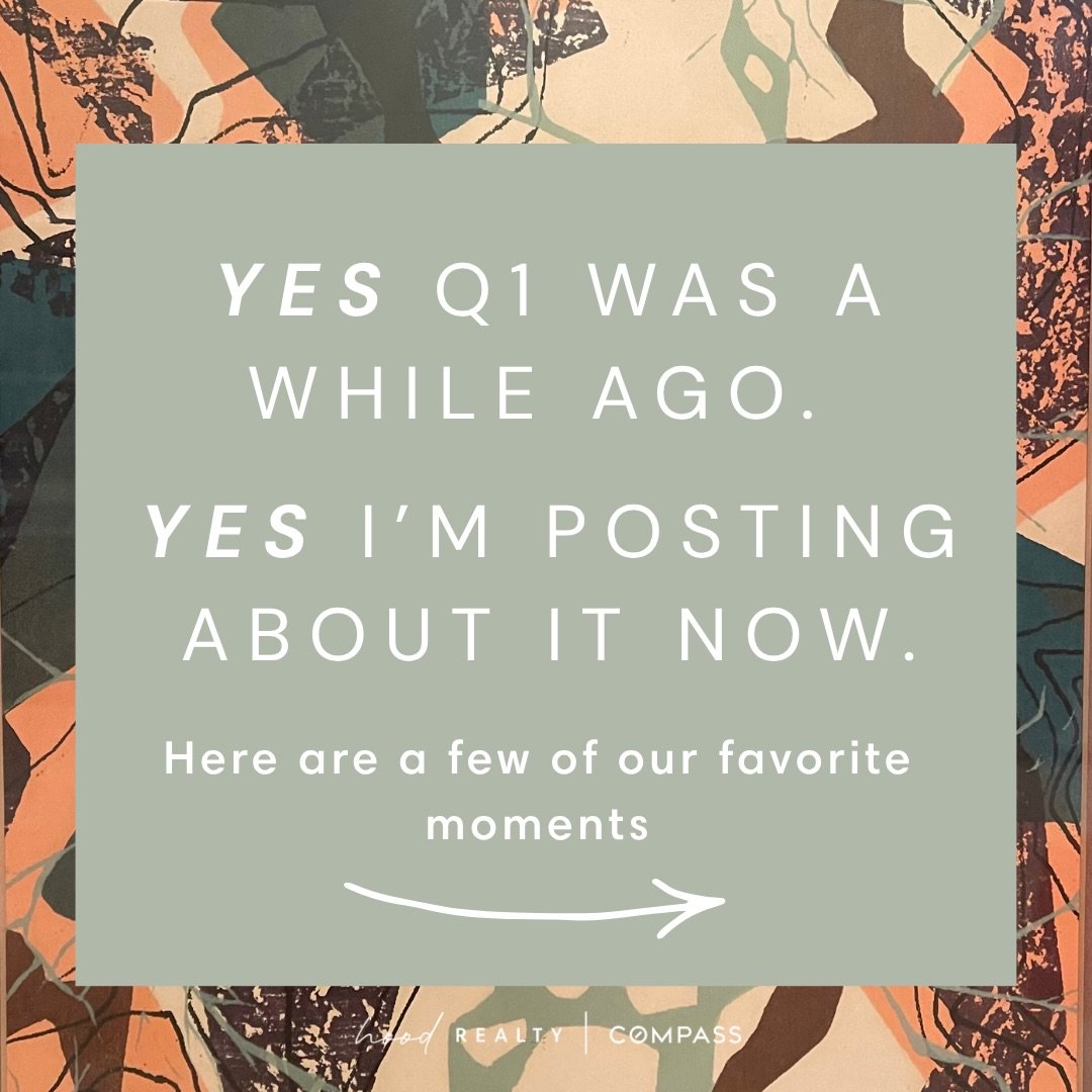 Behind every address is&hellip; a lot.

Moves, life changes, big decisions, emotions, finances, inevitable curveballs. 

We feel honored anytime a client choses to let us guide them through the process. Here&rsquo;s a few highlights from Q1!