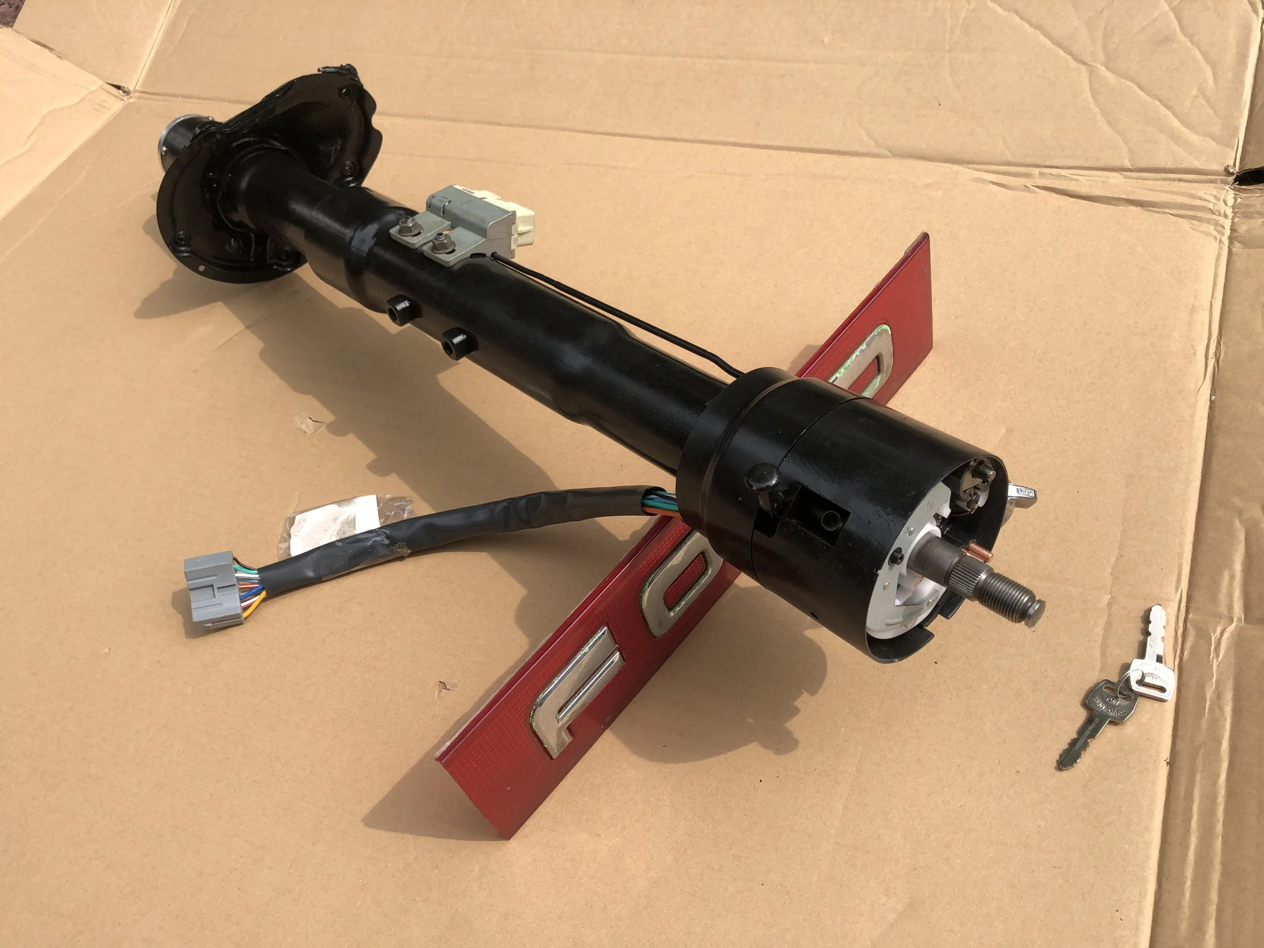 thumbnail image 2 of Tilt Steering Column Ignition Lock Actuator For 1980-1991 Ford F150 F250 F350 Bronco 2 of 6