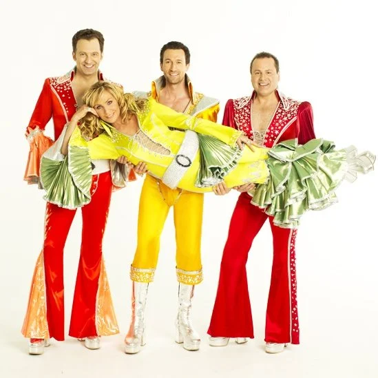 Judy with Graham Rowat, Aaron Lazar, and Daniel Cooney.jpeg