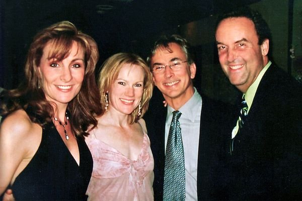 Judy, Kathleen Marshall, Rob Fisher, and Dale Hensley at the Drama Desk Awards.jpeg