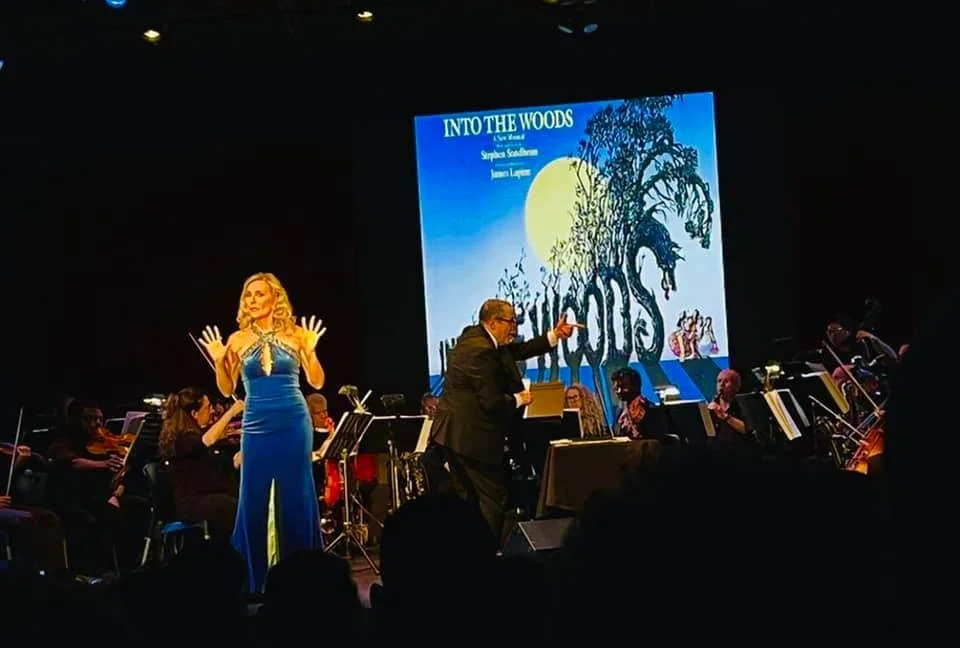 Judy performing for none other than Stephen Sondheim at a Broadway benefit concert