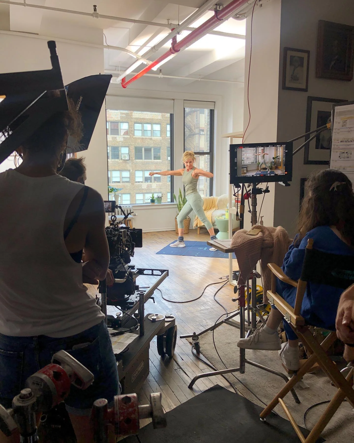 Judy's go to work-out is "Pvolve" - a functional low-impact exercise method. The company even asked her to participate in their advertising campaign