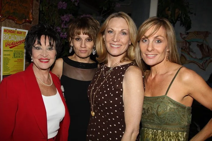Judy single-handidly produced "Broadway Unleashed" - a benefit concert for Animal Rescue. Here she is with Chita Rivera and performers Beth Leavel and Dee Hoty