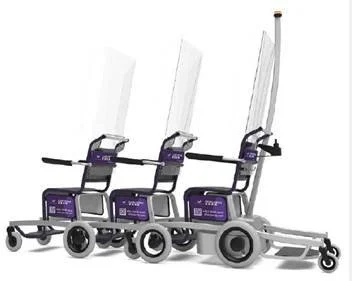 E-moby – a unit that is motorized, able to take 3 WCH pax in one go