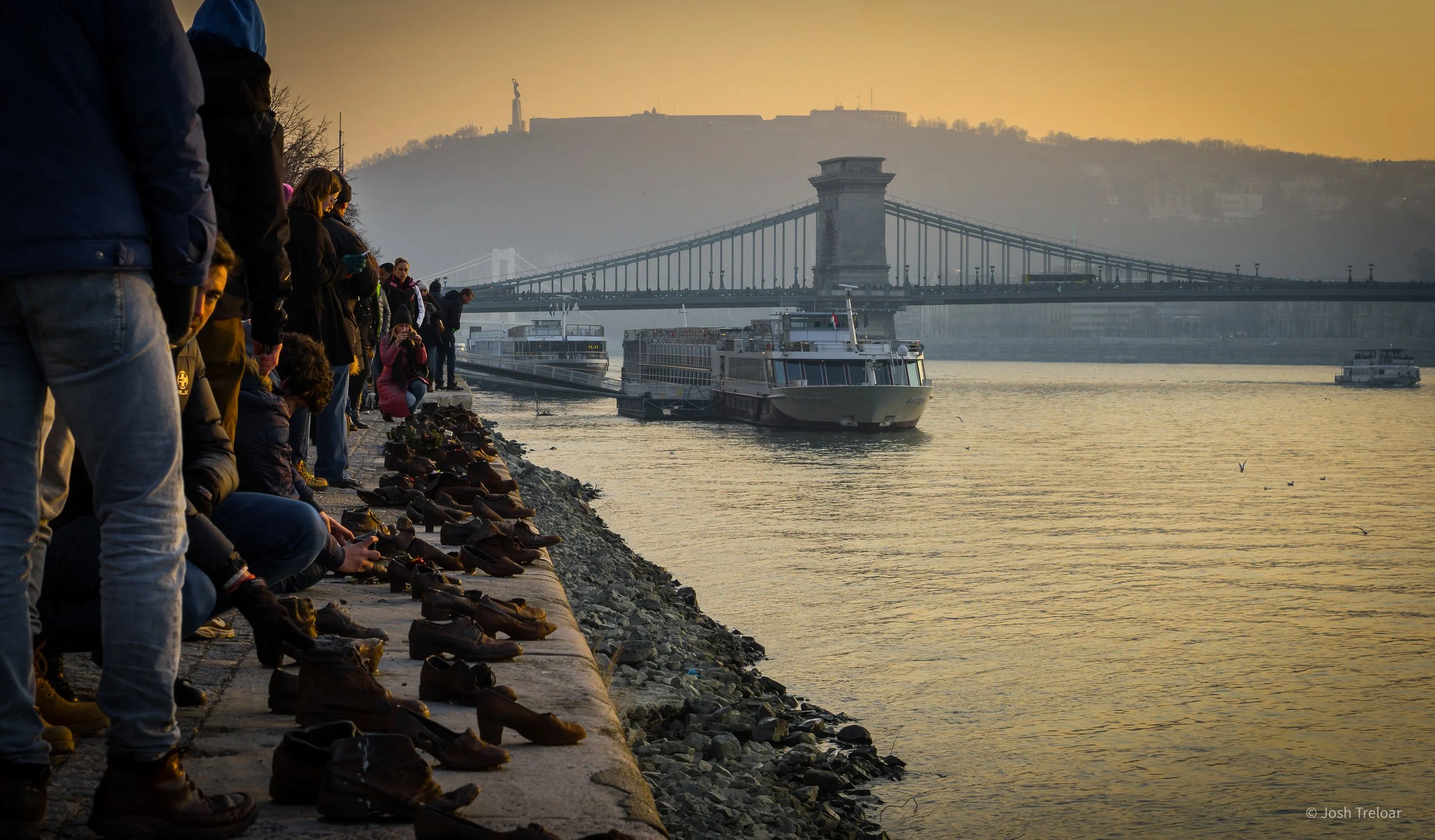 Shoes on the Danube Bank memorial, Budapest, Hungary