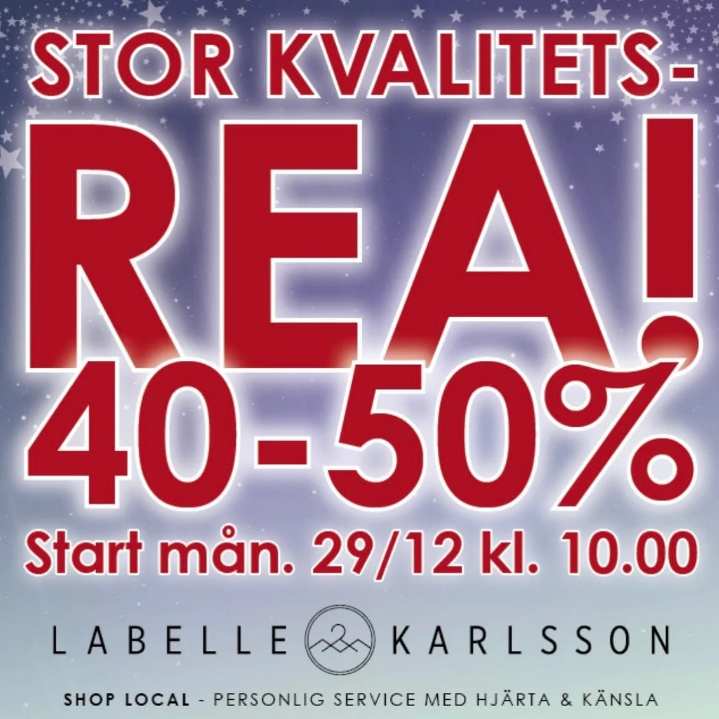 Oops!!!!!👏👏👏👏
Nu &eacute; det snart dax! 
#rea #shoplocal #stenungstorg #labellekarlsson