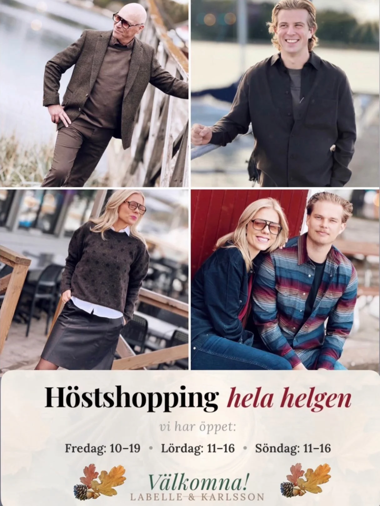 H&ouml;stshopping,,,
Passa p&aring; att hitta n&aring;got fint till pappa🎩
Snart &auml;r det hans dag! 🍂🎁