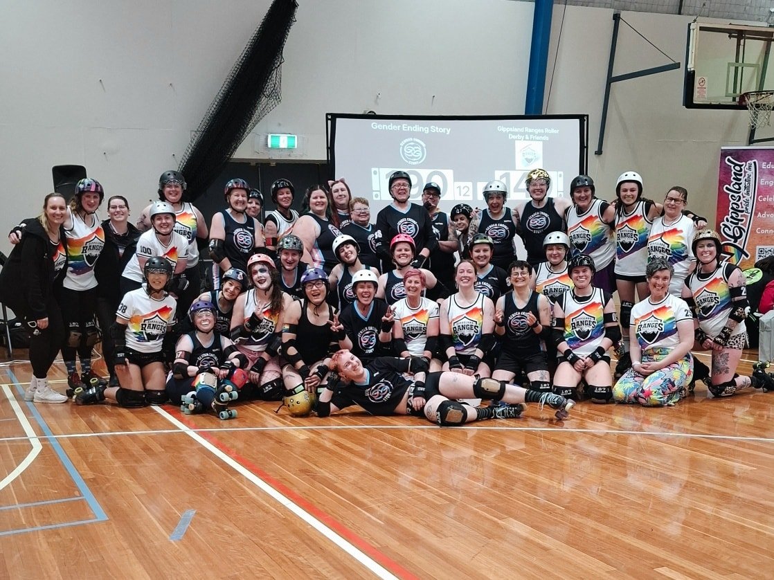 ​If I'm not behind a camera, you can usually find me on quad skates, and Saturday's Gippsland Ranges 5th Annual Roller Derby Pride Cup was no exception! It's my absolute favourite event of the year, and the vibes, the energy, and the wonderful humans