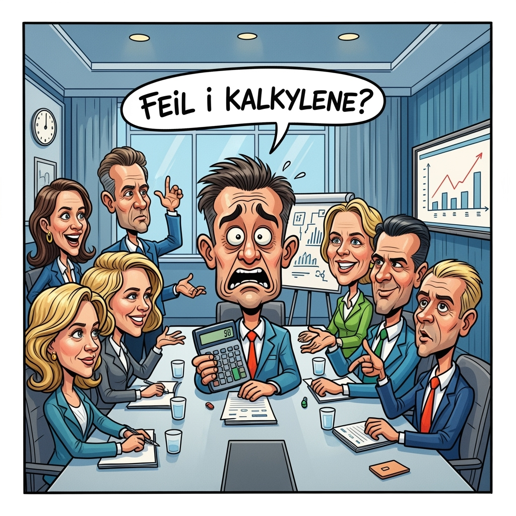 Feil i kalkylene medfører feil i strategiene!