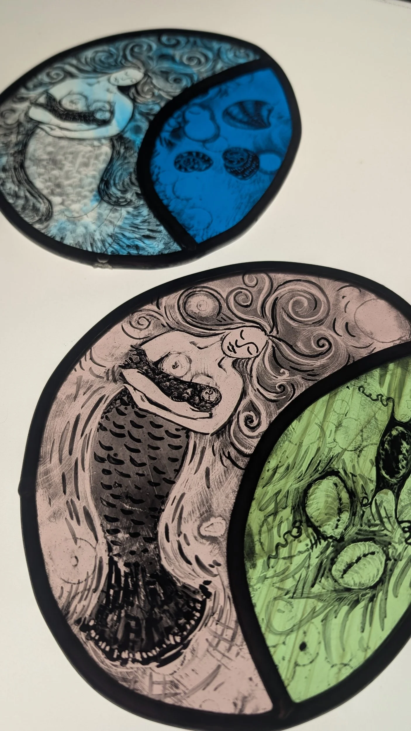 Mermaid mother &  child