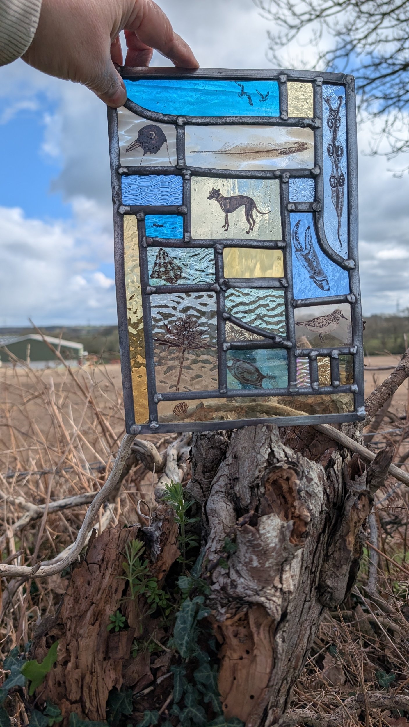 Bespoke Stained Glass Panel