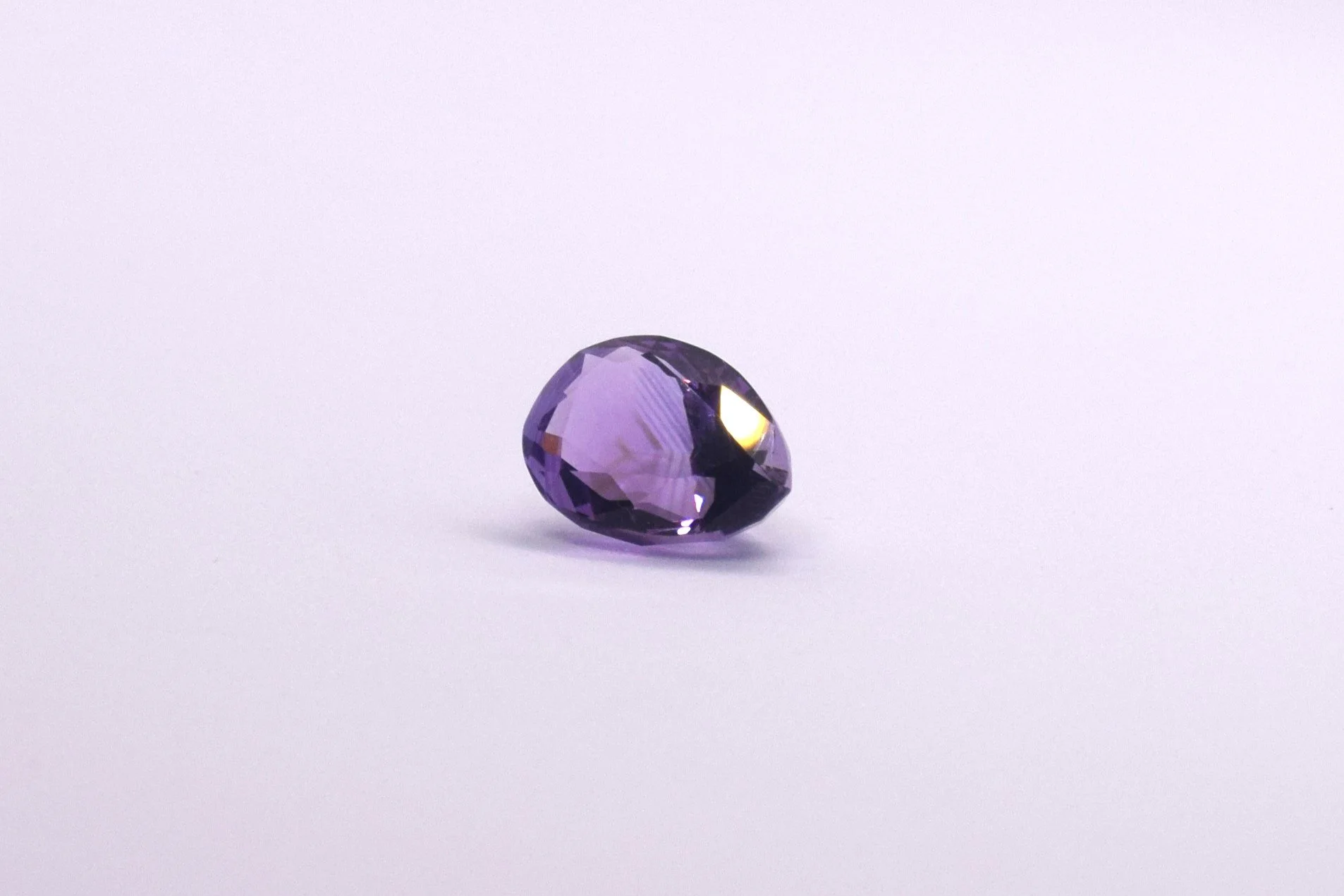 9.15CT NATURAL PURPLE AMETHYST PEAR SHAPE