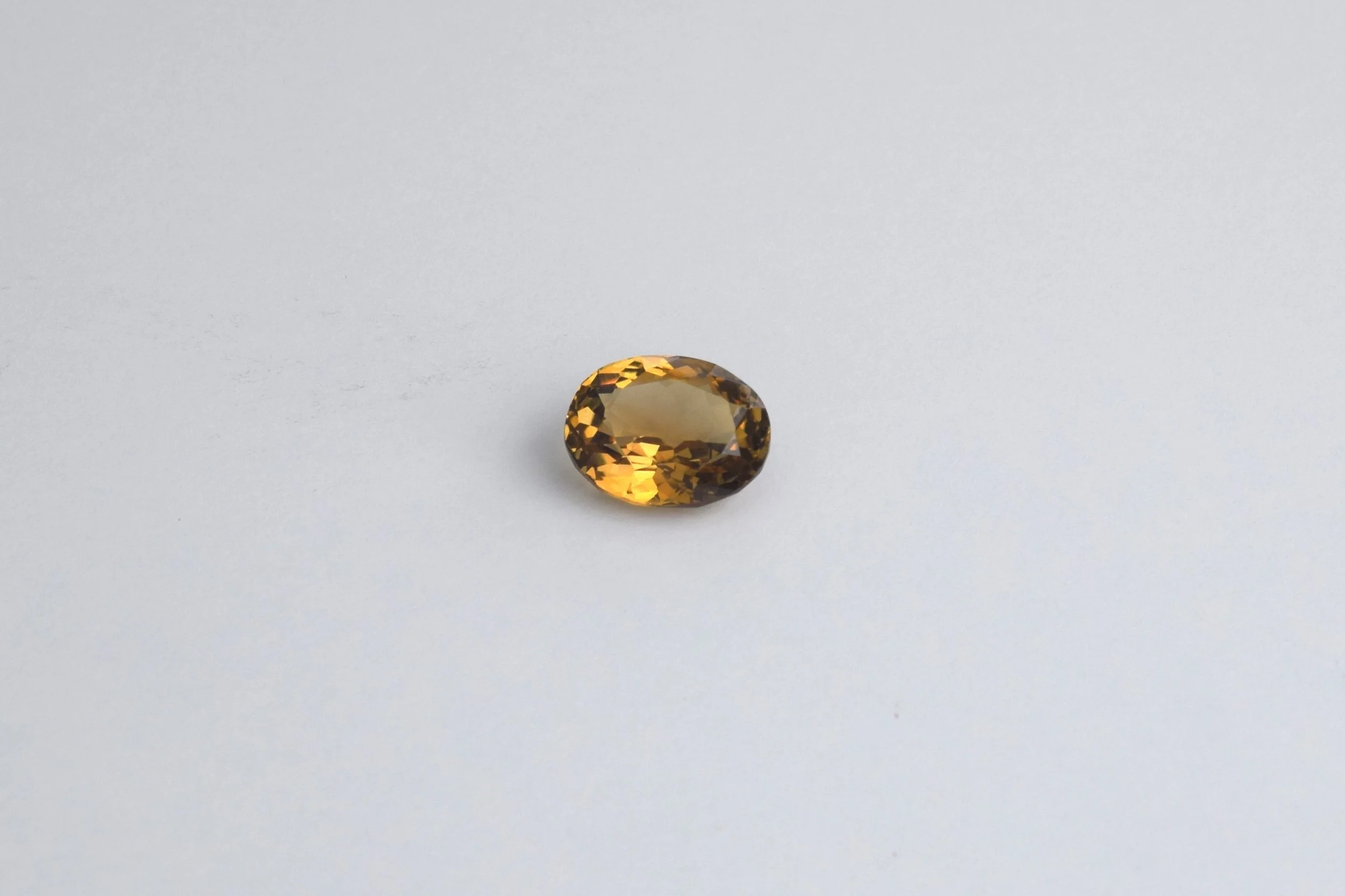 20.15 CT NATURAL CITRINE GOLDEN YELLOW OVAL SHAPE