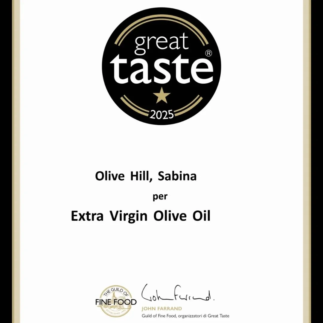 Olive Hill Sabina:
Producers of Award Winning Organic Extra Virgin Olive Oil!!
Judges praised our EVOO's fresh grassy aroma, with a creamy mouthfeel.
Tasting revealed grassy, chopped rocket and buttery almond notes, which developed into a more pepper