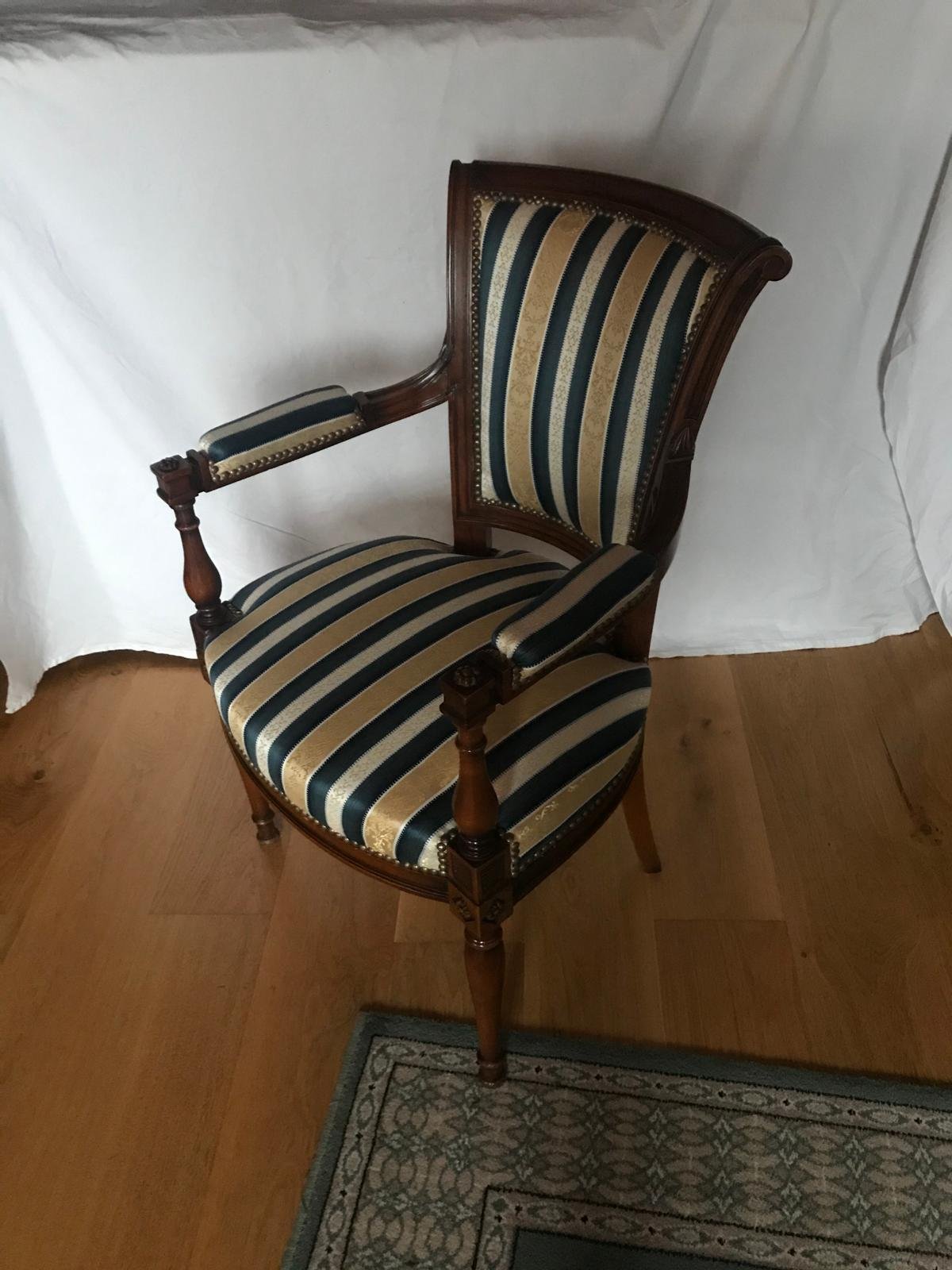 Le fauteuil restauré