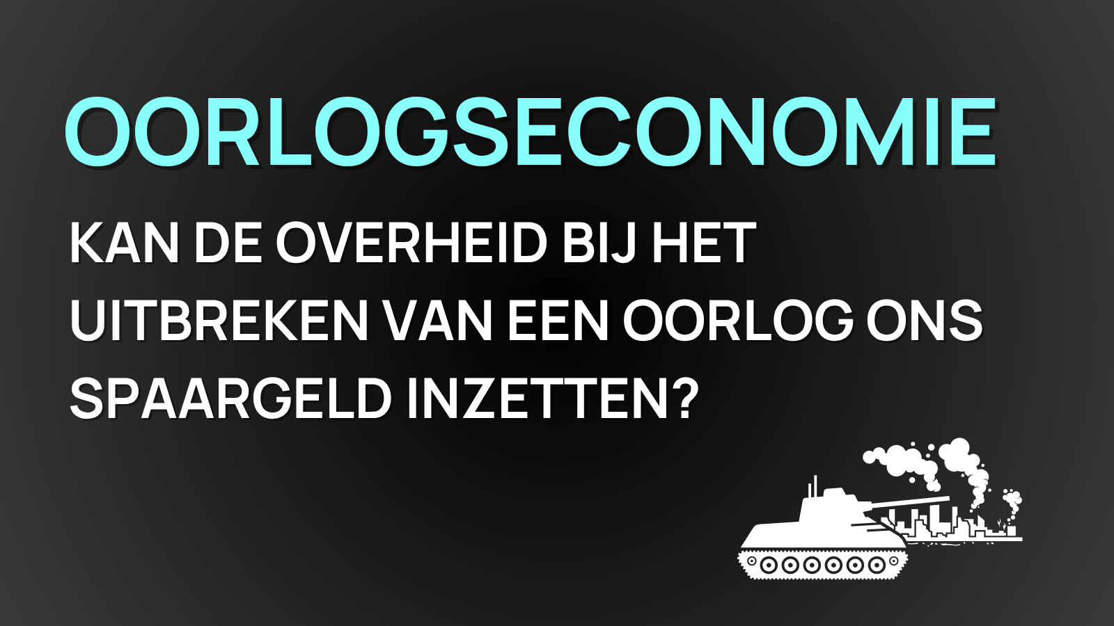 Kan de overheid bij het uitbreken van een oorlog ons spaargeld inzetten? | André van Luijk