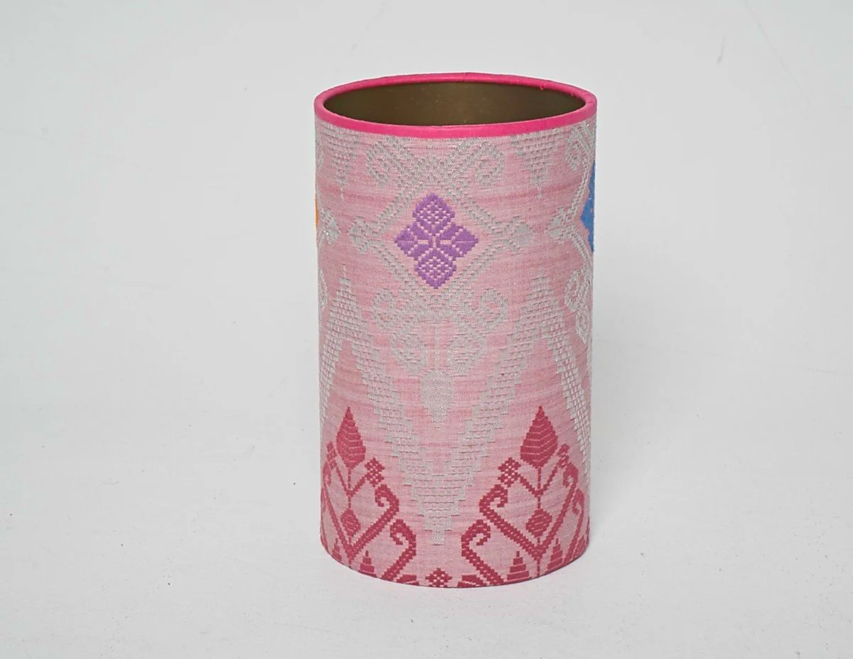 Pink & Silver with color tones (gold inside)