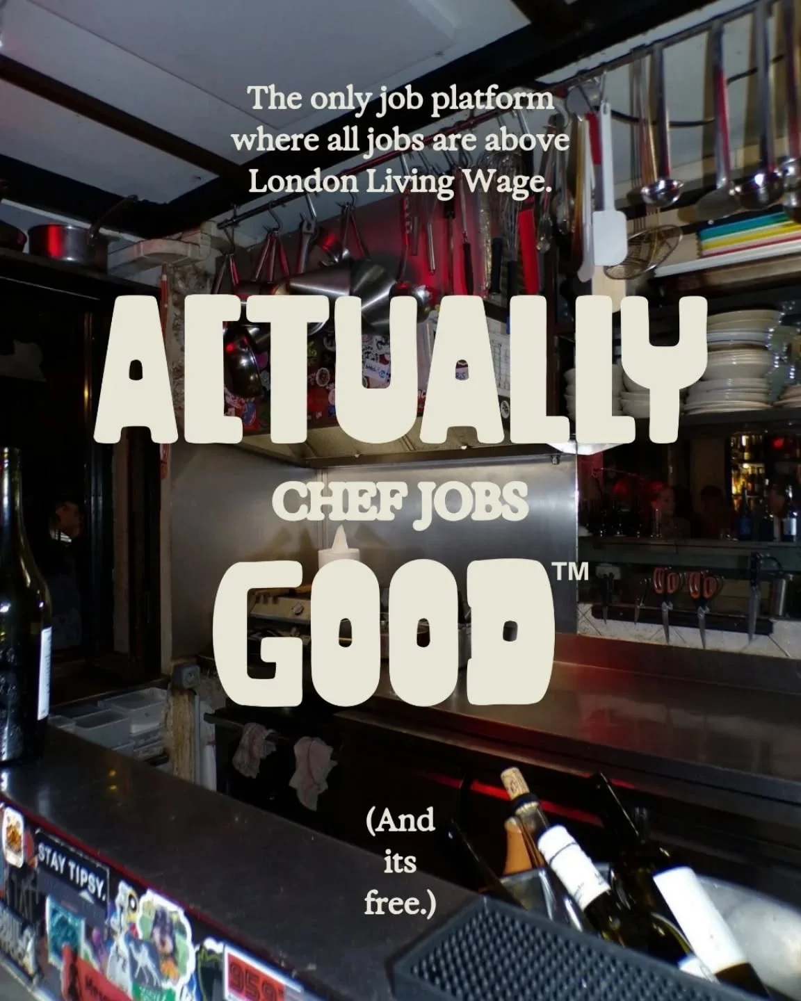 ACTUALLY GOOD CHEF JOBS

Every job we advertise is above London Living Wage and with a contract of 48 hours or less.

To submit a job, fill in the form on our website. It's free.

AG