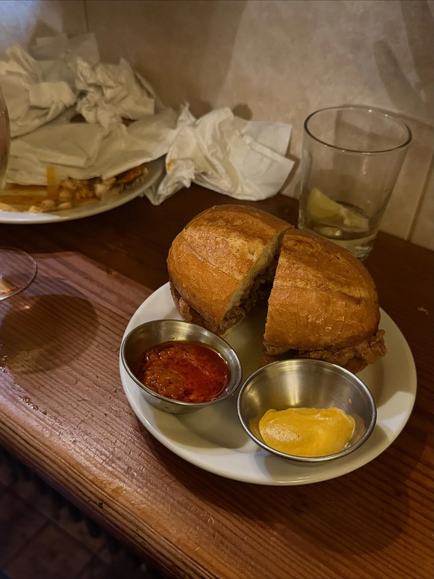 @tollingtons.fishbar is as good as they all say. Ignore Jesse Burgess lol. 
The bifana, chips (specifically the tom sauce on them) & the rice are the shining stars.