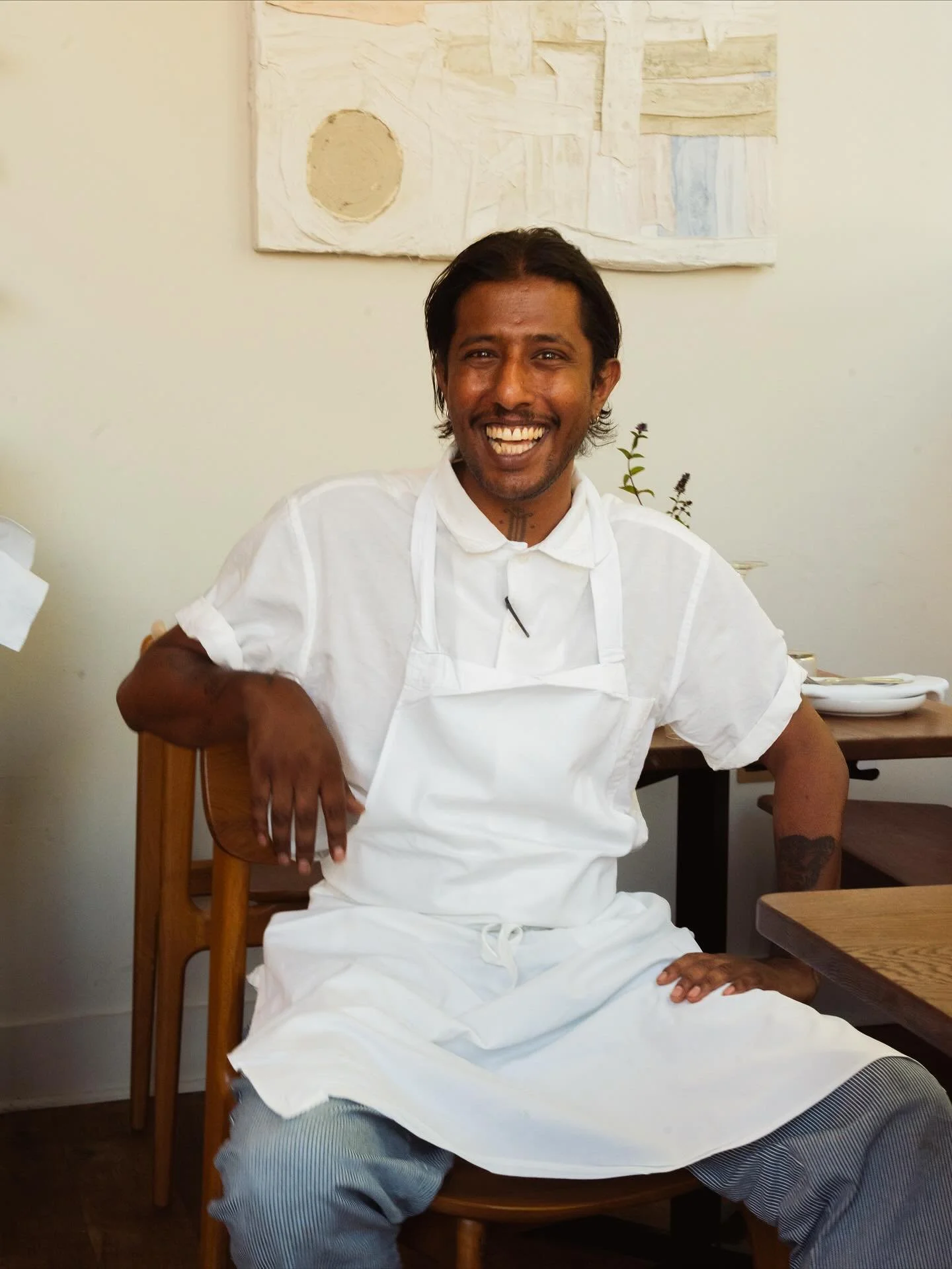 A few BTS pics of @lupa.restaurant and @chef.naz.hassan from our recent shoot.