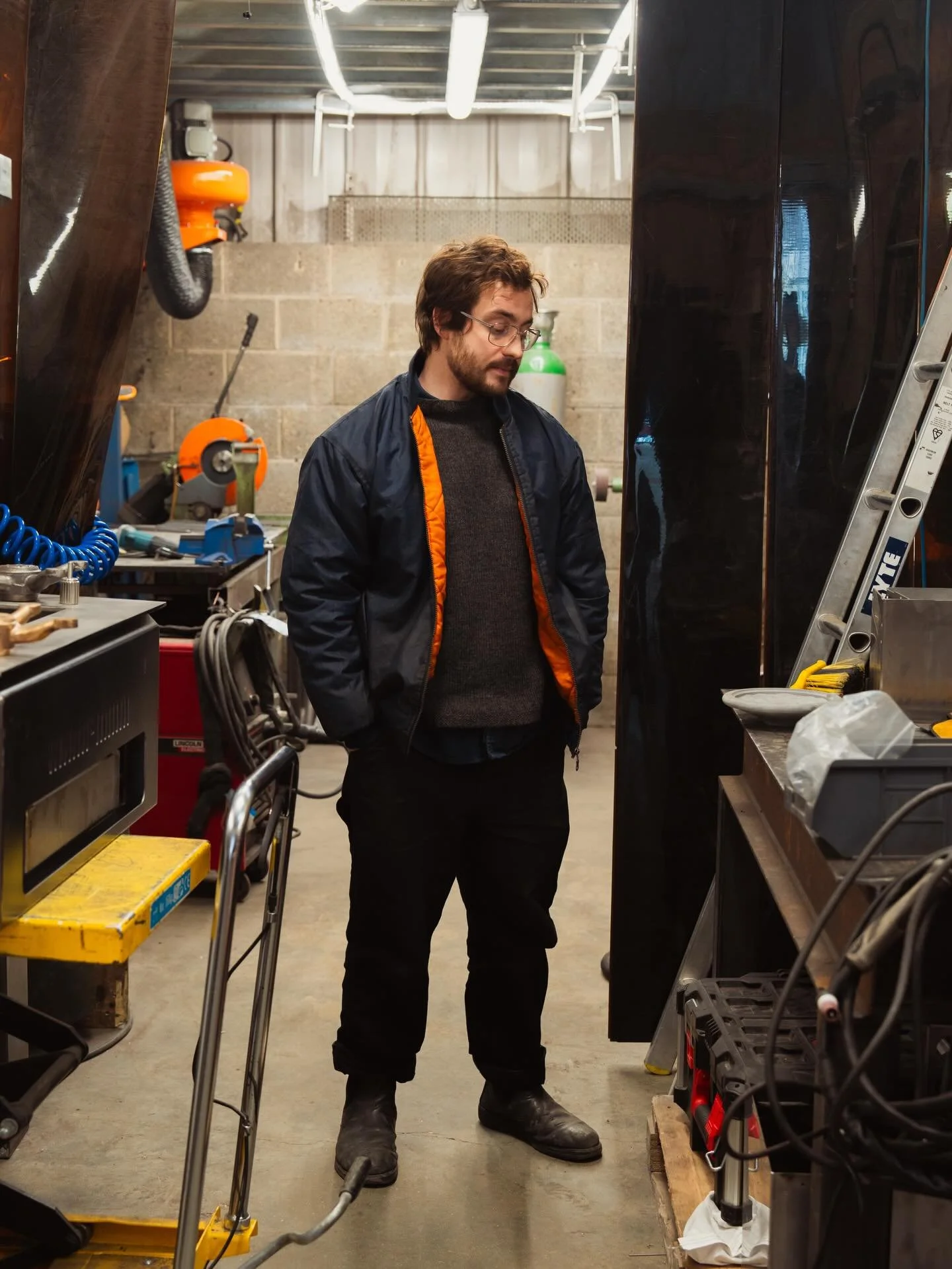 Some BTS from our trip to see @rhys_allen_ltd