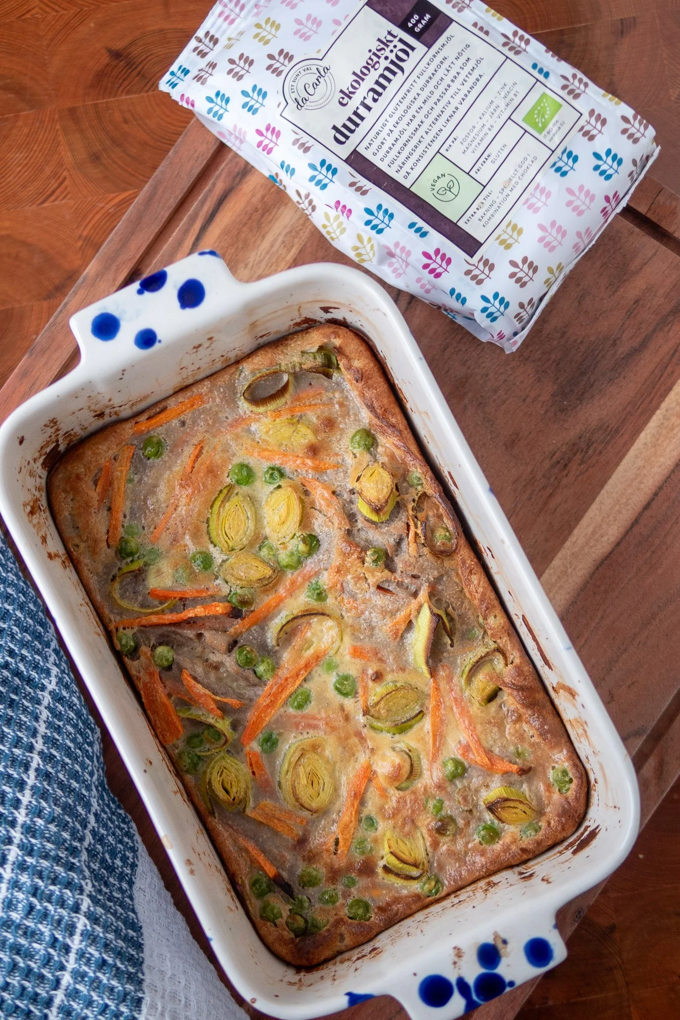 glutenfri ugnspannkaka | med durramjöl