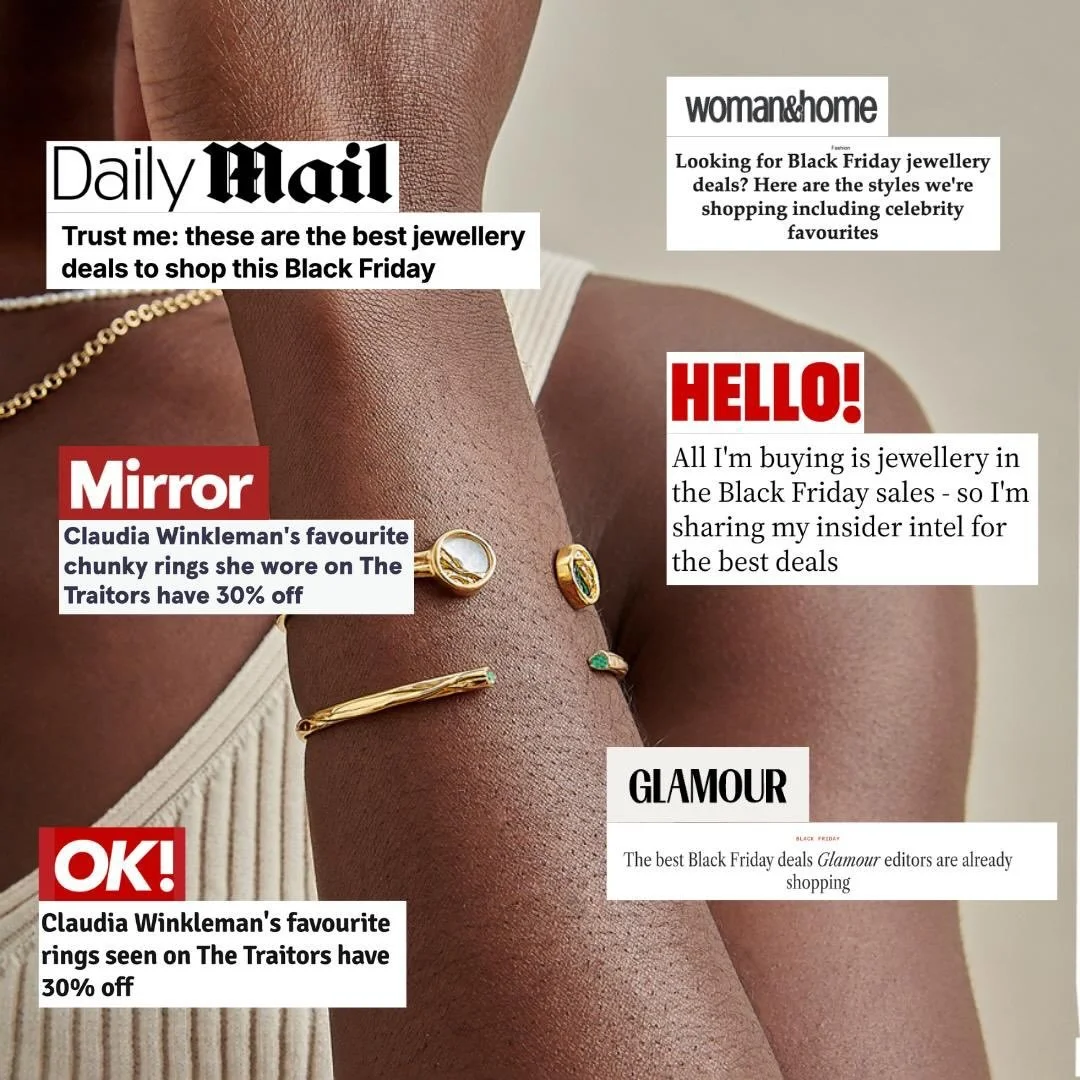 From celebrity-favourites to their signature personalised pieces, EOE is making headlines ahead of this Black Friday ✨