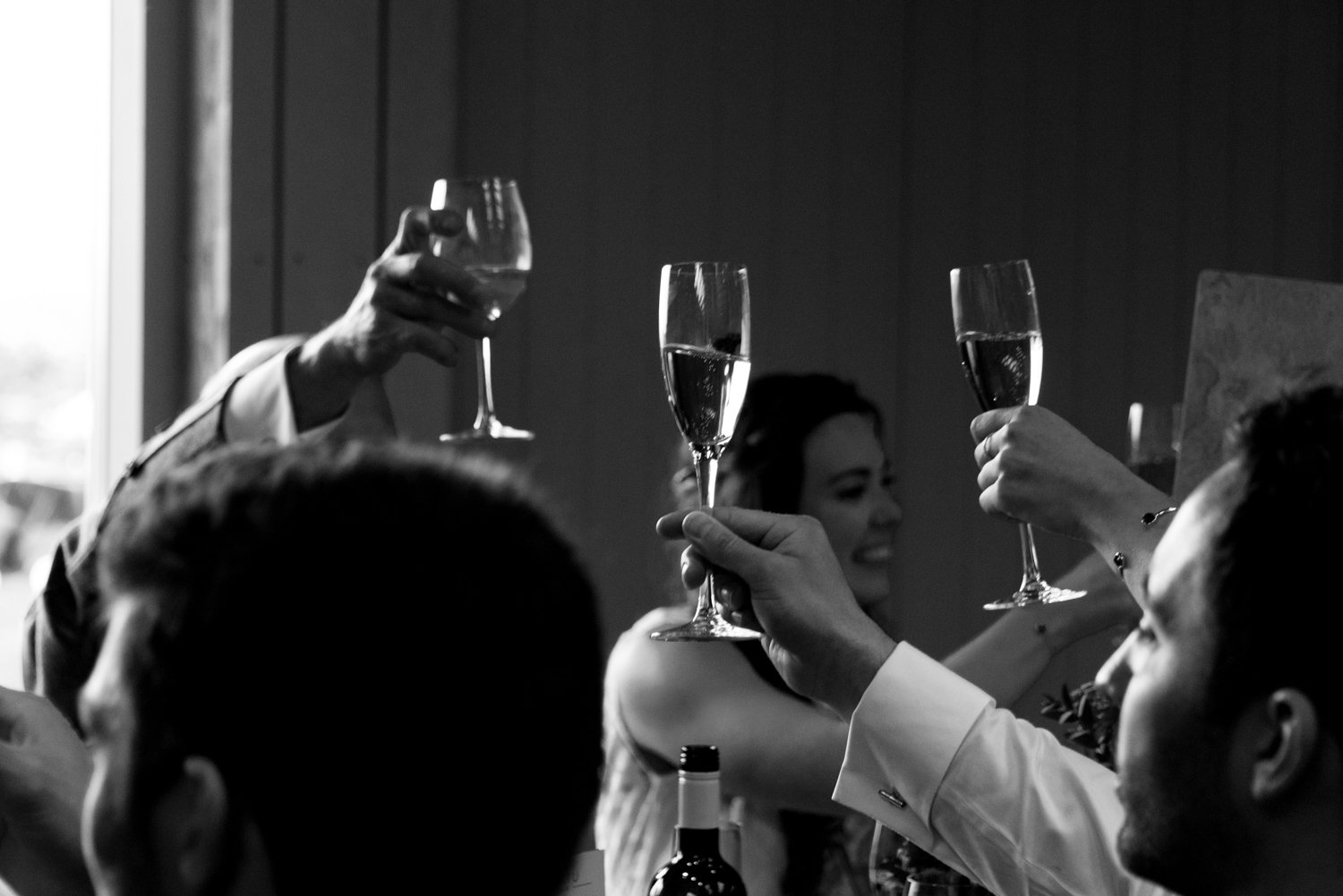 Guardswell Farm - Wedding speeches, toasting the bride and groom