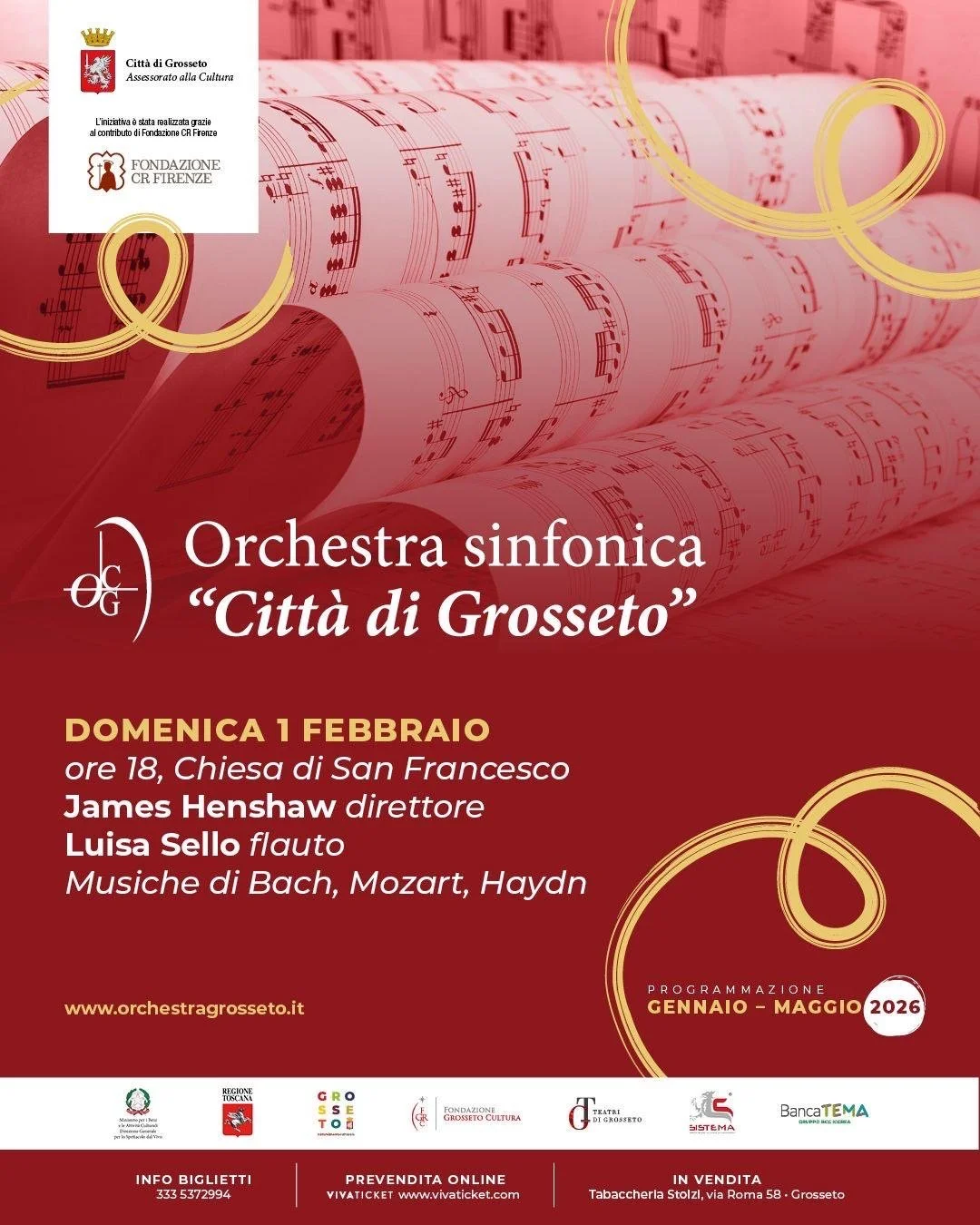 DEBUT AT ORCHESTRA SINFONICA CITTÀ di GROSETTO