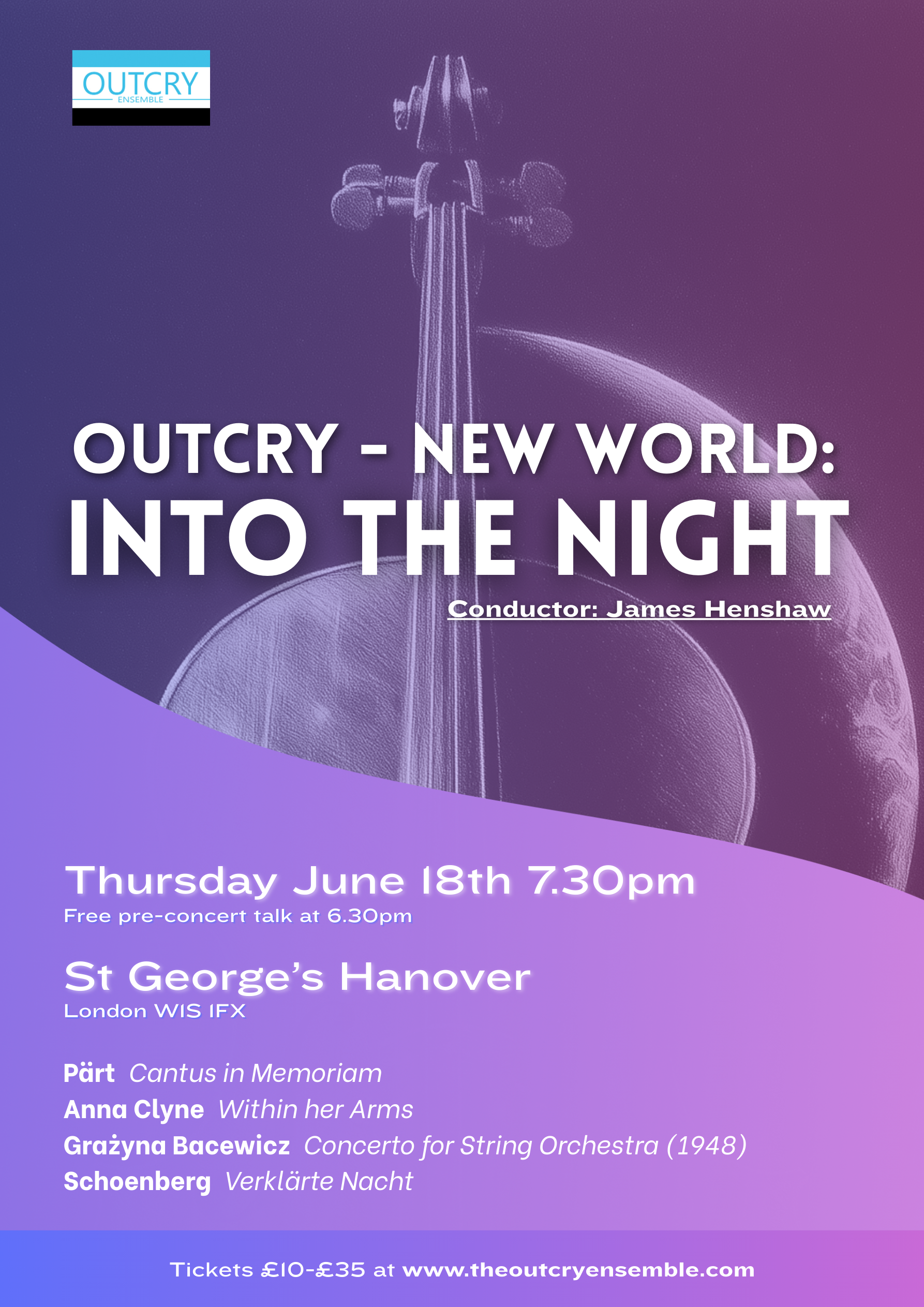 OUTCRY - INTO THE NIGHT