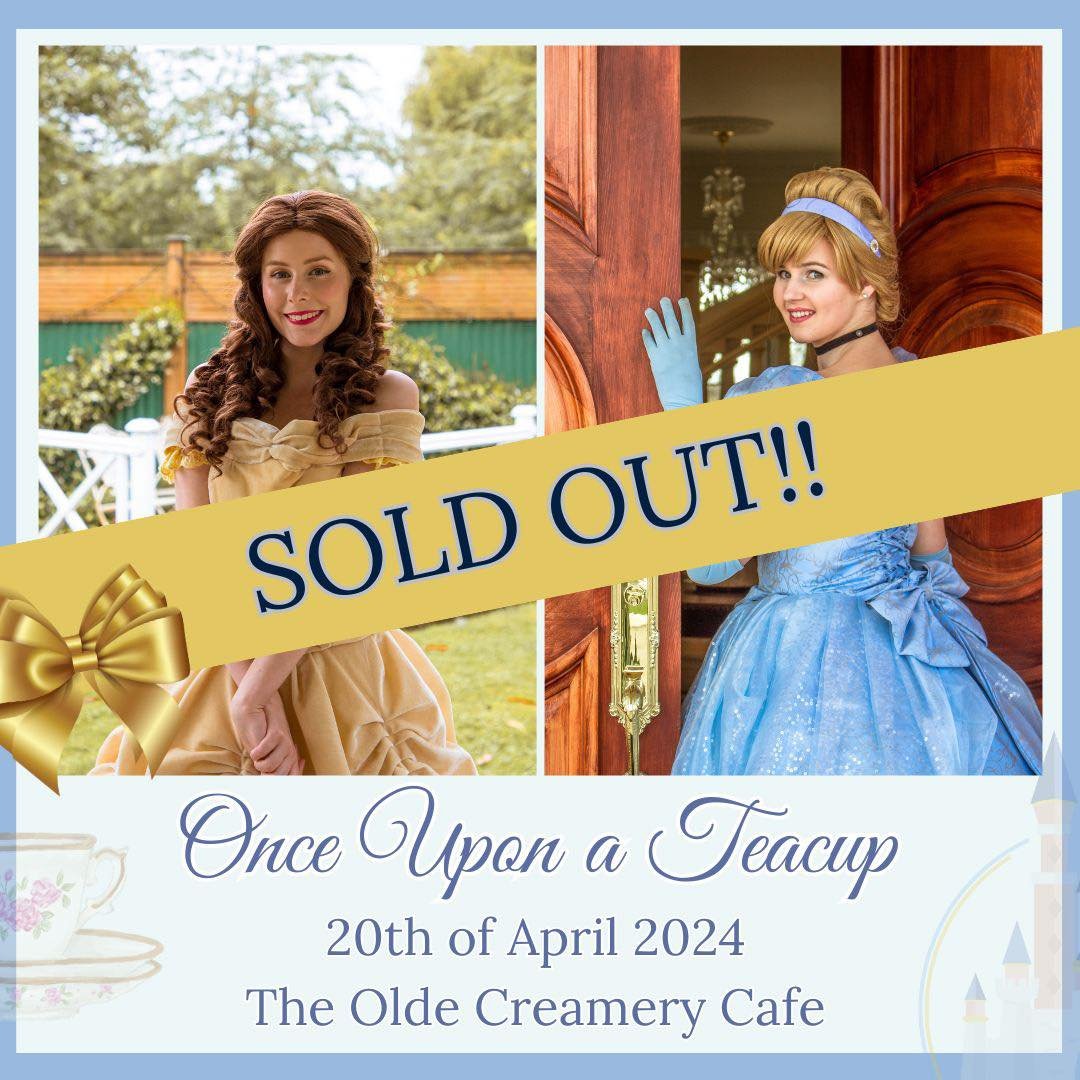 SOLD OUT!! 

&lsquo;Once Upon a Teacup&rsquo; has officially sold out - and at the perfect time!

Only days left until this event, and we can&rsquo;t wait for the magic to sprinkle over your holidays ✨

We will be sending a check-in email to all atte